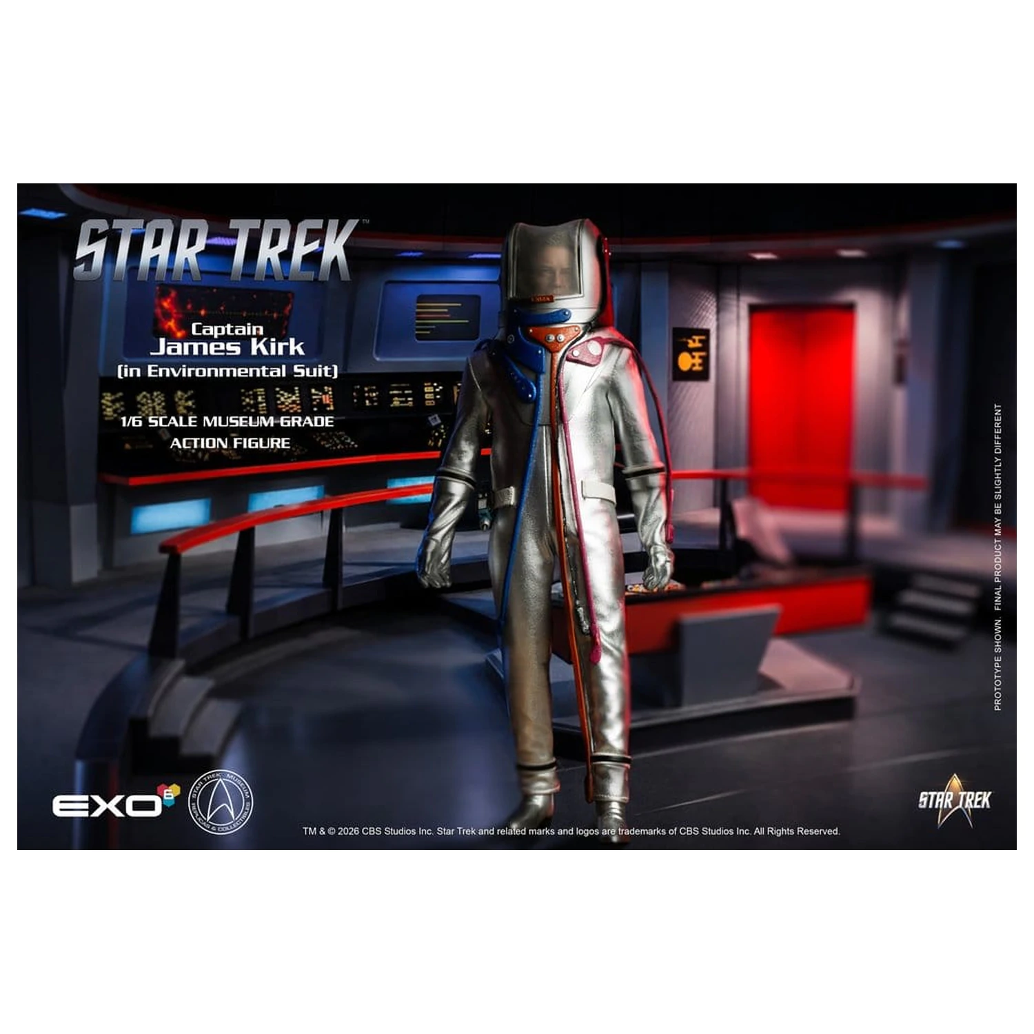 Star Trek: The Original Series akcijska figura 1/6 Captain James T. Kirk (v okoljskem skafandru) 29 cm fotografija izdelka