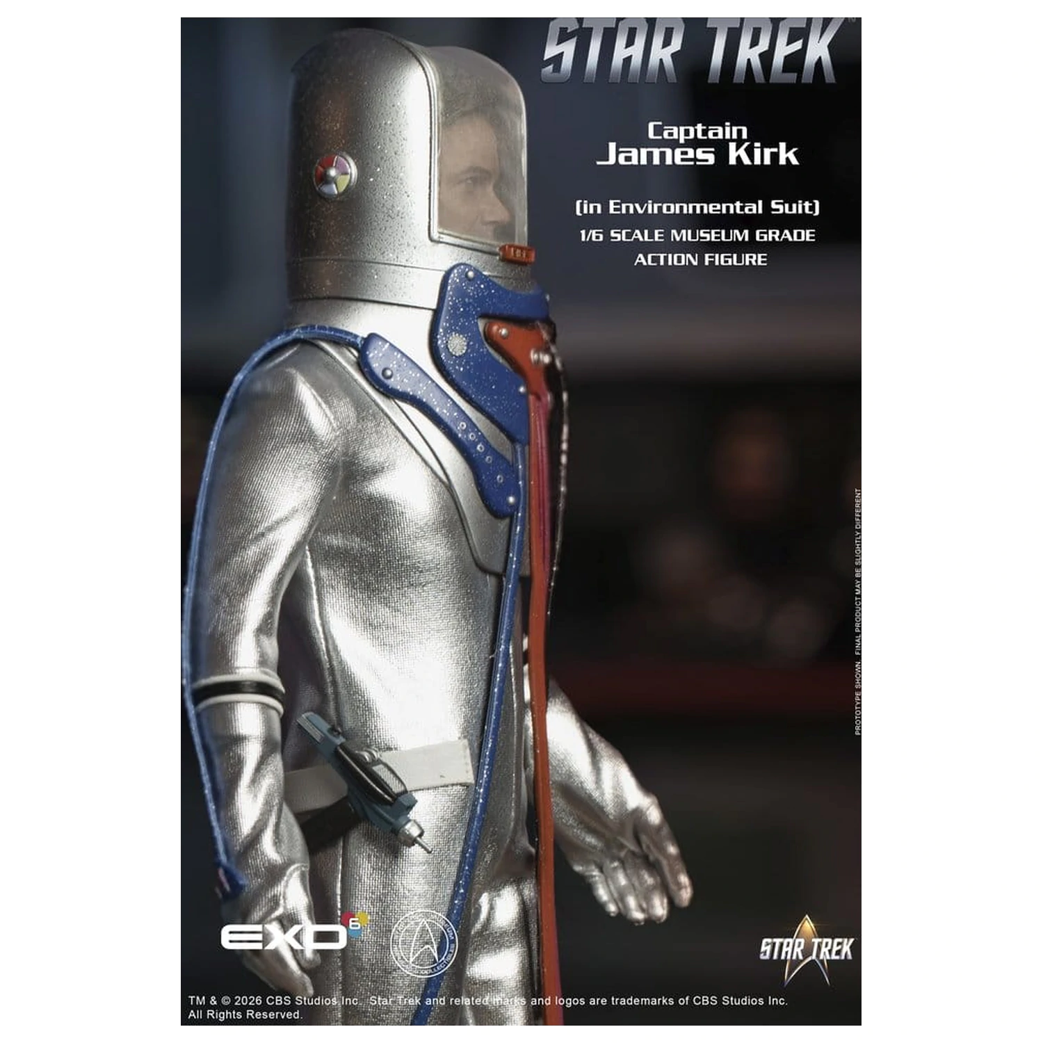 Star Trek: The Original Series akcijska figura 1/6 Captain James T. Kirk (v okoljskem skafandru) 29 cm fotografija izdelka