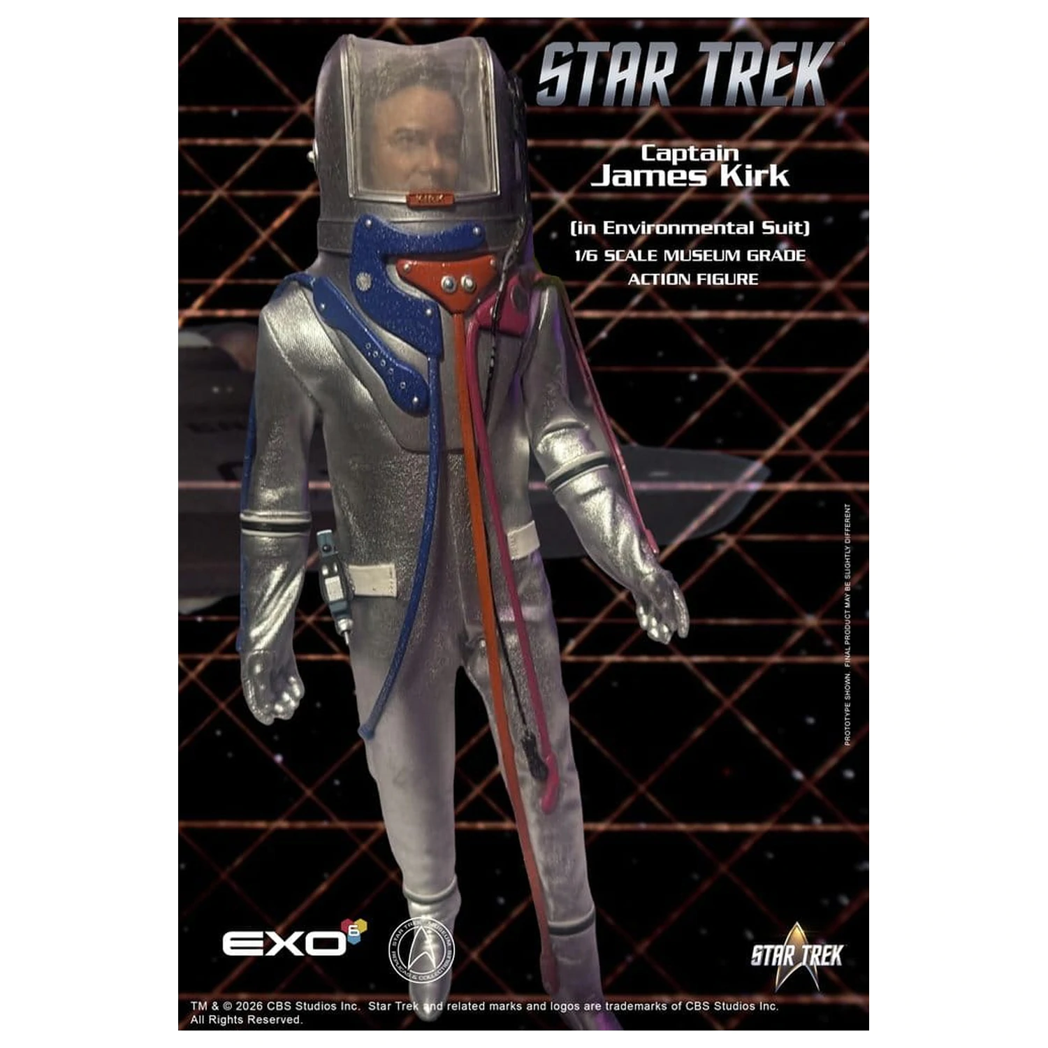 Star Trek: The Original Series akcijska figura 1/6 Captain James T. Kirk (v okoljskem skafandru) 29 cm fotografija izdelka