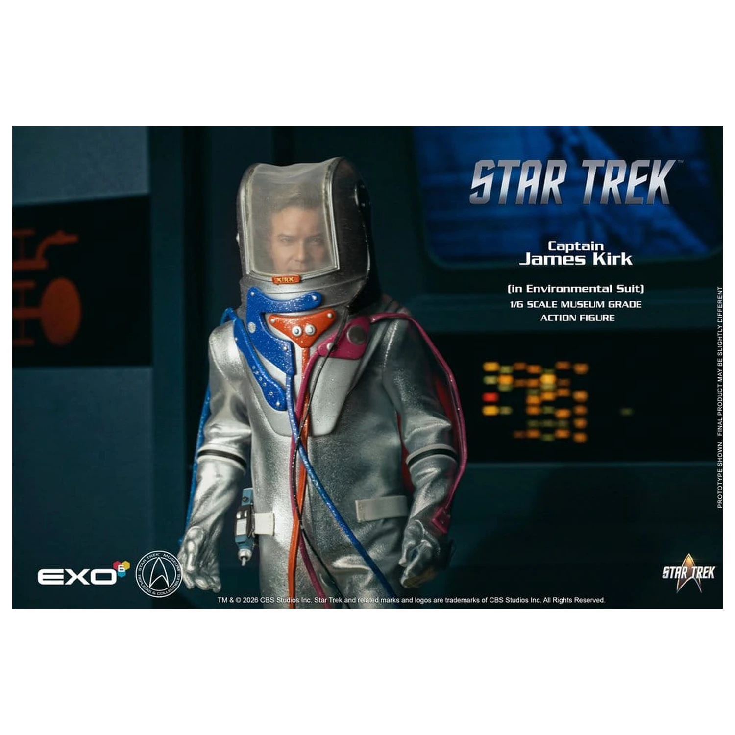 Star Trek: The Original Series akcijska figura 1/6 Captain James T. Kirk (v okoljskem skafandru) 29 cm fotografija izdelka