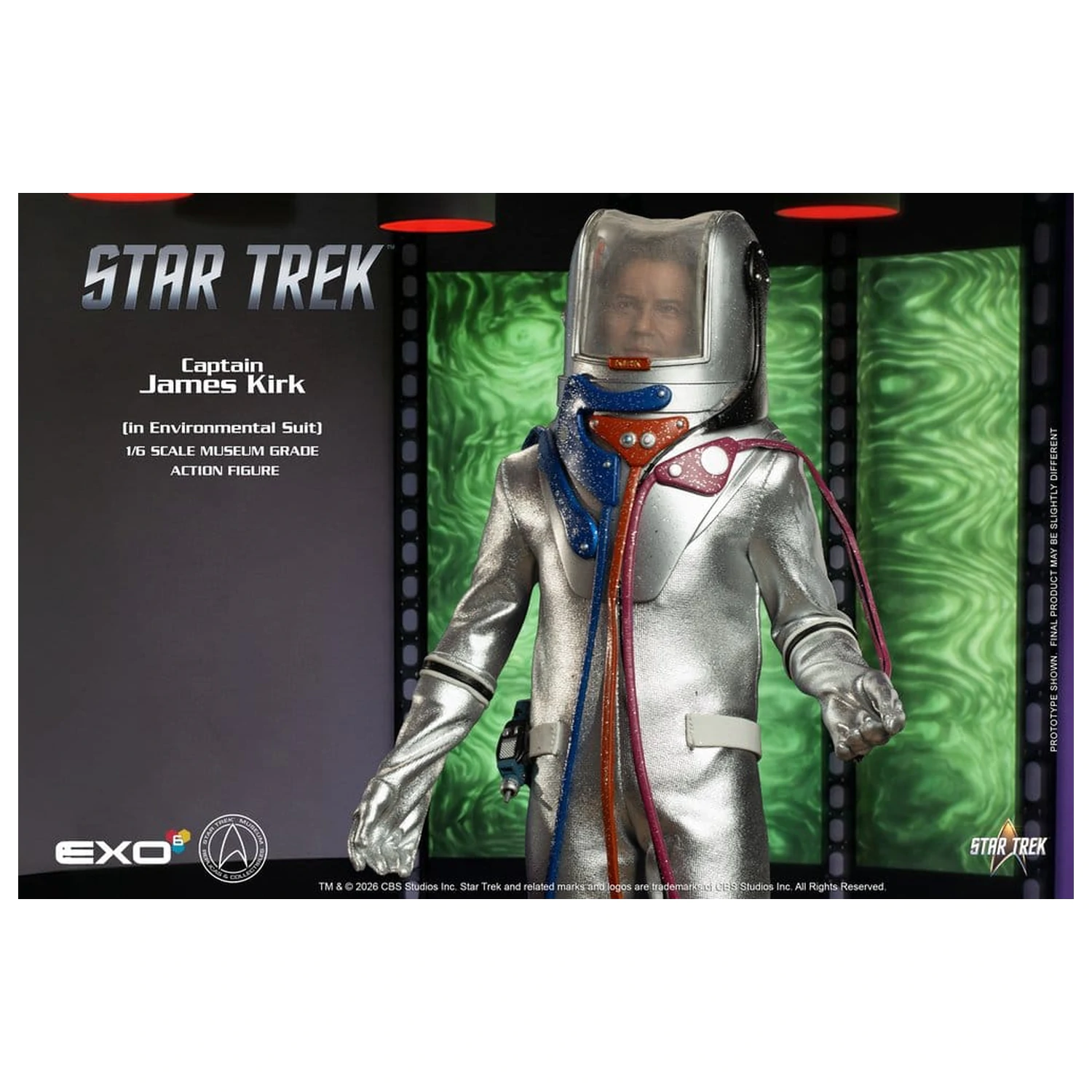 Star Trek: The Original Series akcijska figura 1/6 Captain James T. Kirk (v okoljskem skafandru) 29 cm fotografija izdelka