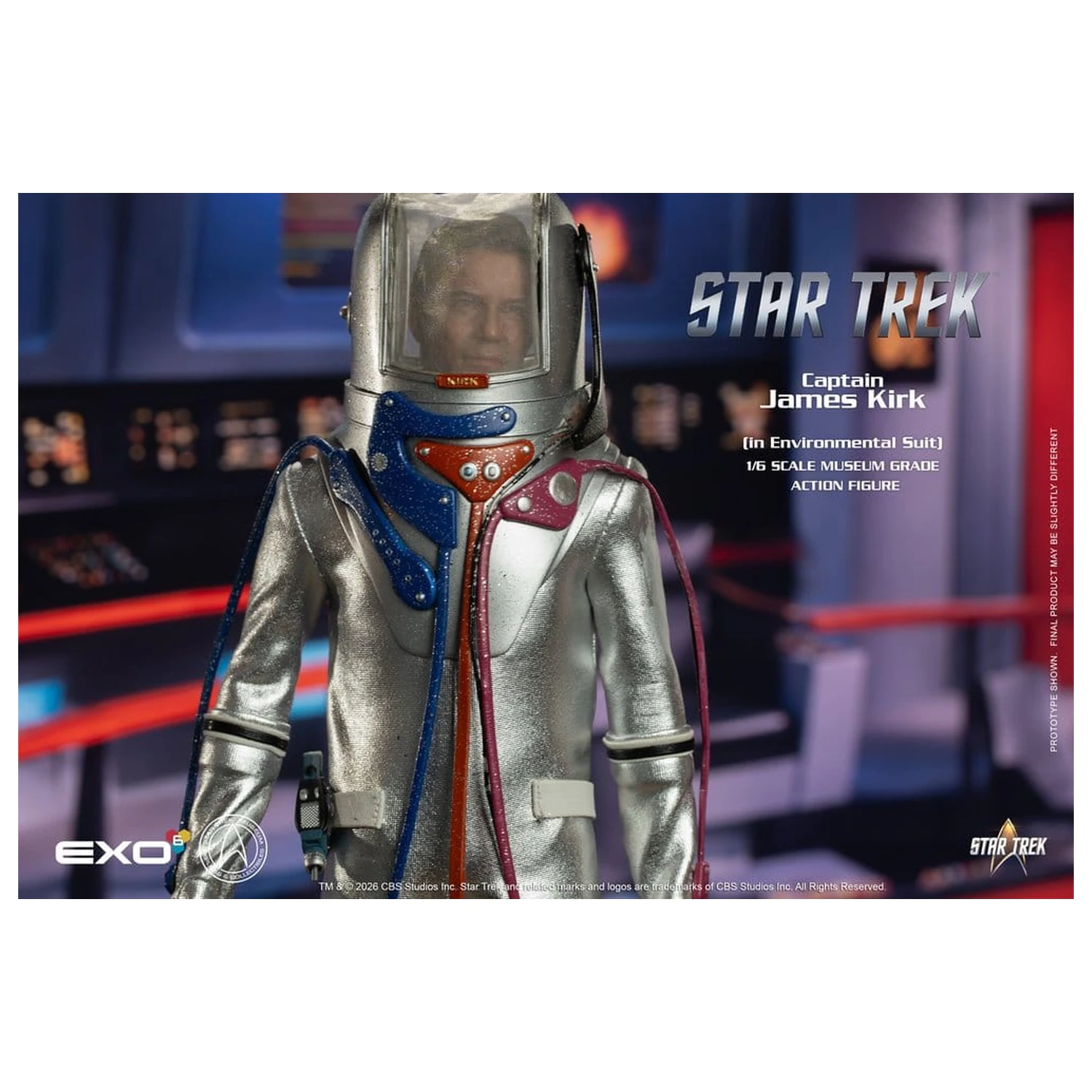 Star Trek: The Original Series akcijska figura 1/6 Captain James T. Kirk (v okoljskem skafandru) 29 cm fotografija izdelka
