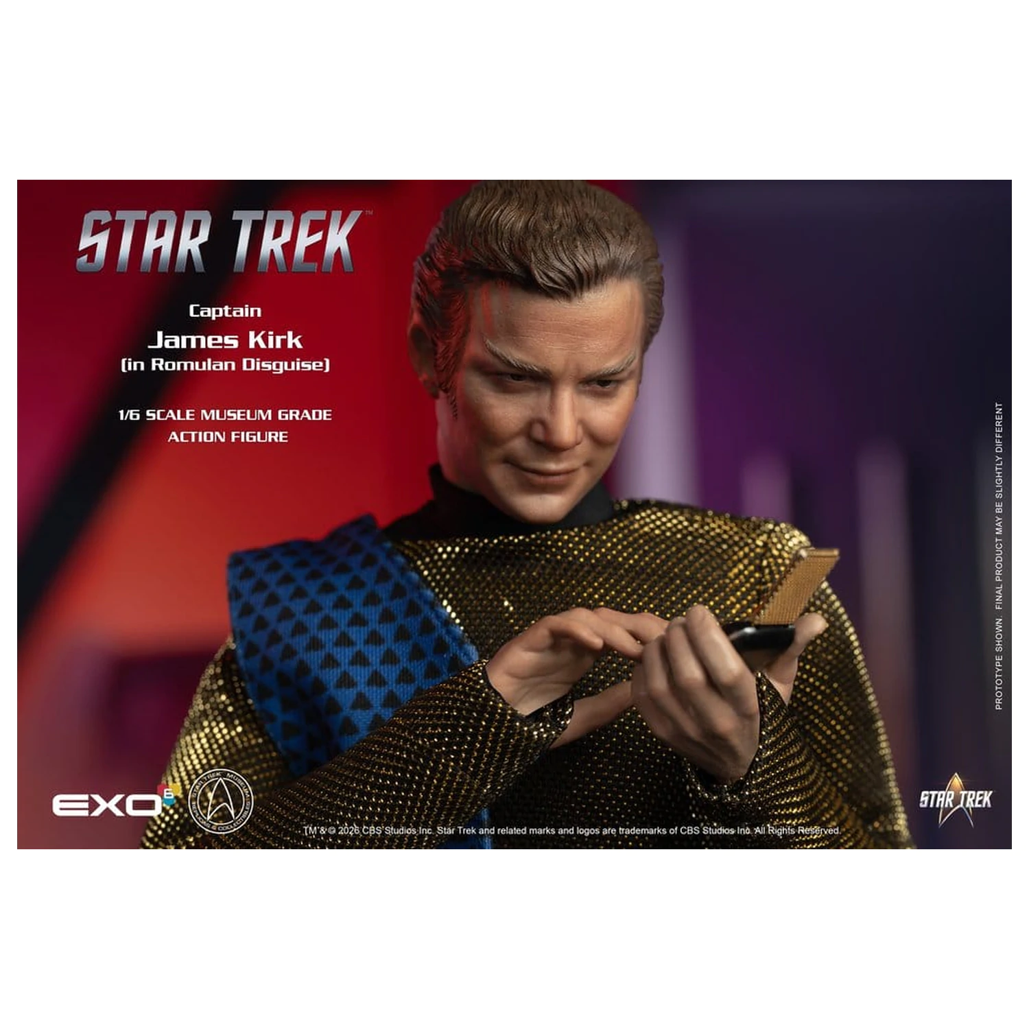 Star Trek: The Original Series akcijska figura 1/6 Captain James T. Kirk (Romulan Disguise) 29 cm fotografija izdelka