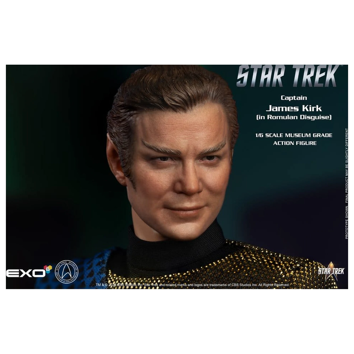 Star Trek: The Original Series akcijska figura 1/6 Captain James T. Kirk (Romulan Disguise) 29 cm fotografija izdelka