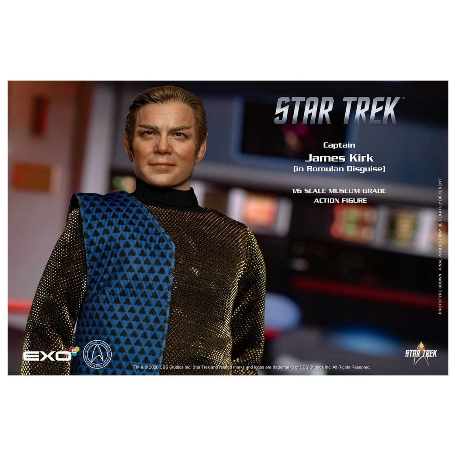 Star Trek: The Original Series akcijska figura 1/6 Captain James T. Kirk (Romulan Disguise) 29 cm fotografija izdelka