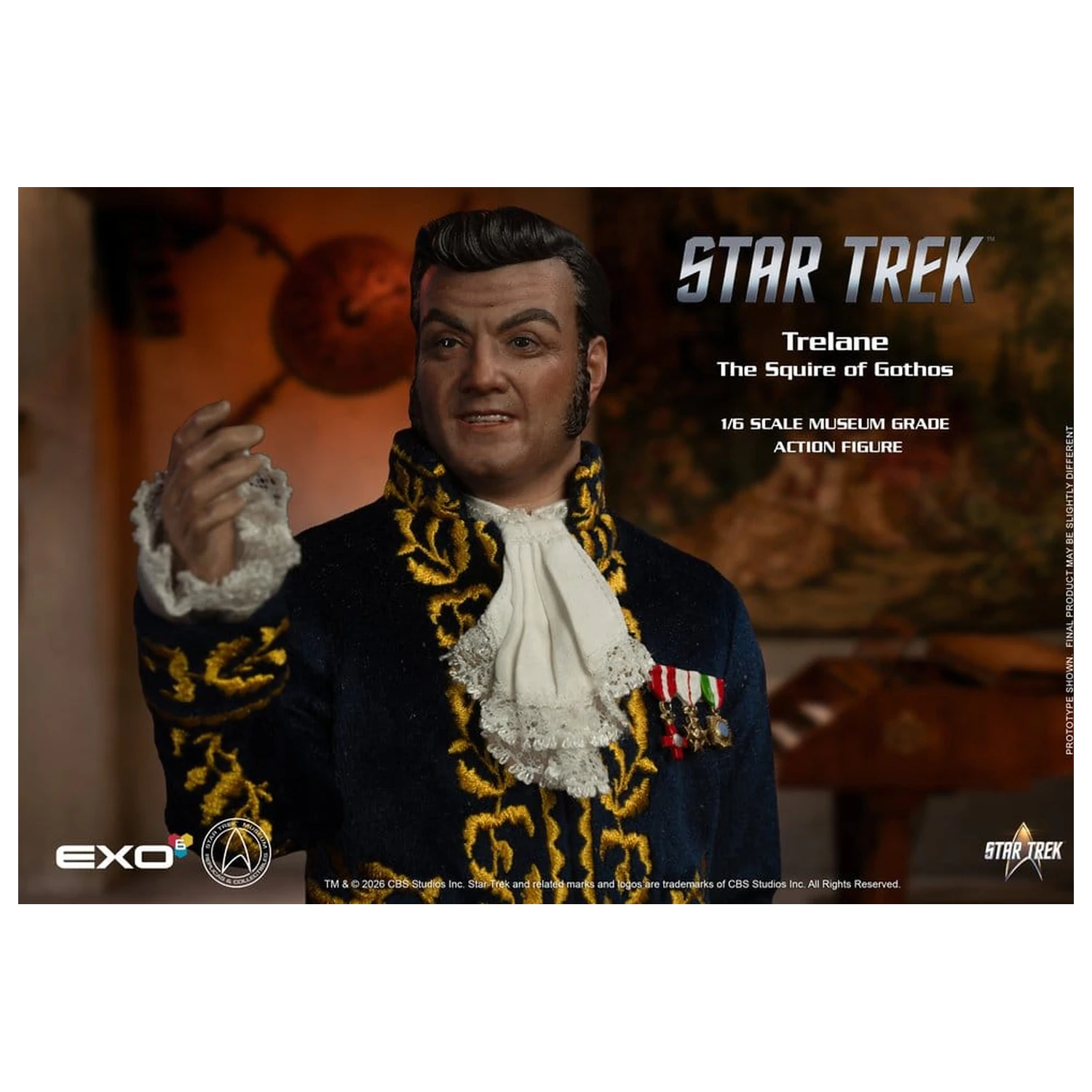 Star Trek: The Original Series Akcijska figura 1/6 Trelane, The Squire of Gothos 29 cm fotografija izdelka