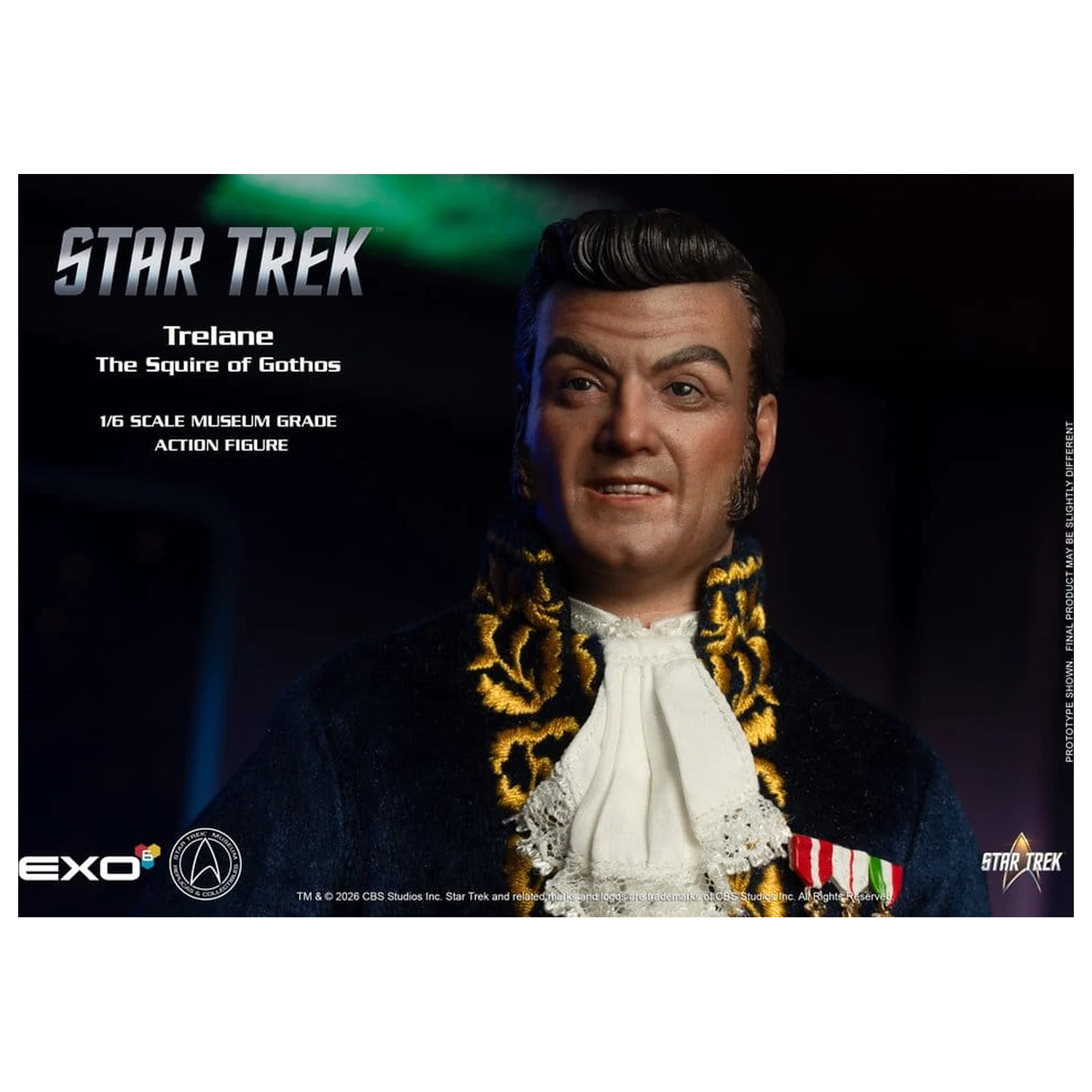 Star Trek: The Original Series Akcijska figura 1/6 Trelane, The Squire of Gothos 29 cm fotografija izdelka