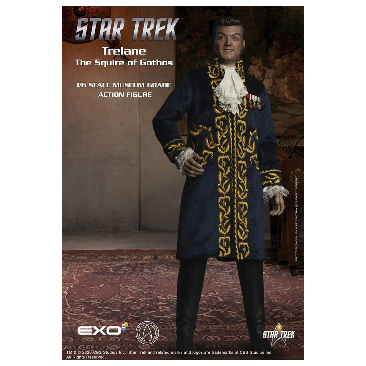 Star Trek: The Original Series Akcijska figura 1/6 Trelane, The Squire of Gothos 29 cm fotografija izdelka