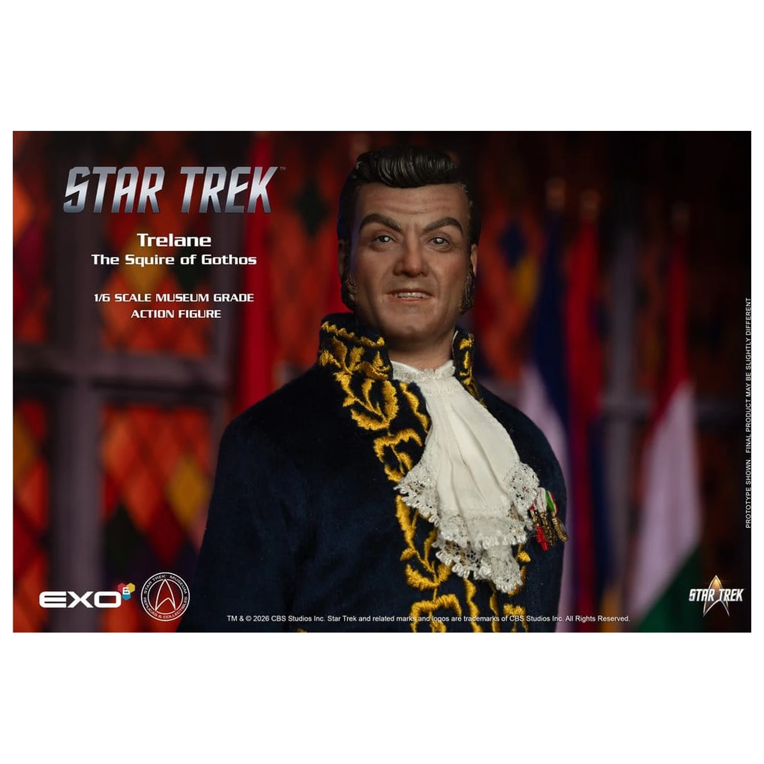 Star Trek: The Original Series Akcijska figura 1/6 Trelane, The Squire of Gothos 29 cm fotografija izdelka