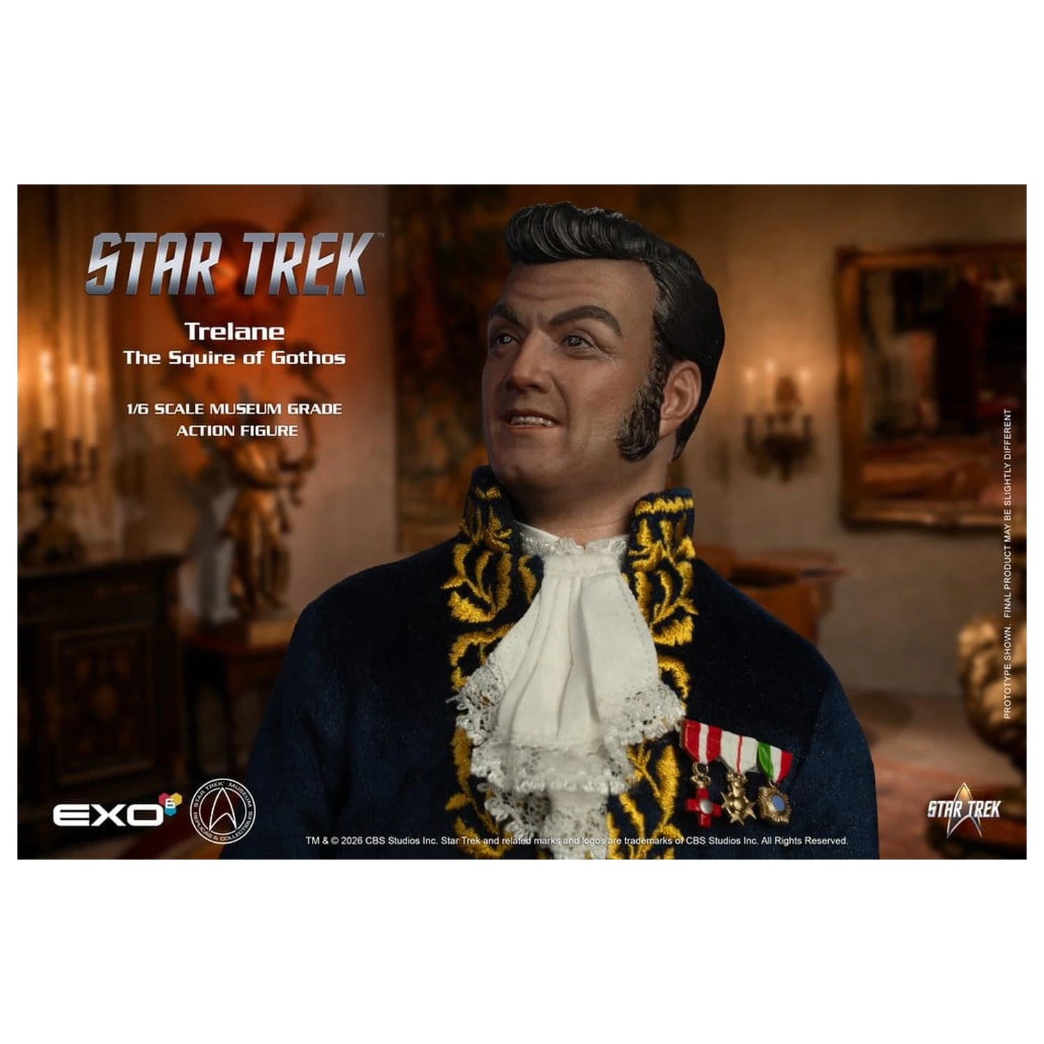 Star Trek: The Original Series Akcijska figura 1/6 Trelane, The Squire of Gothos 29 cm fotografija izdelka