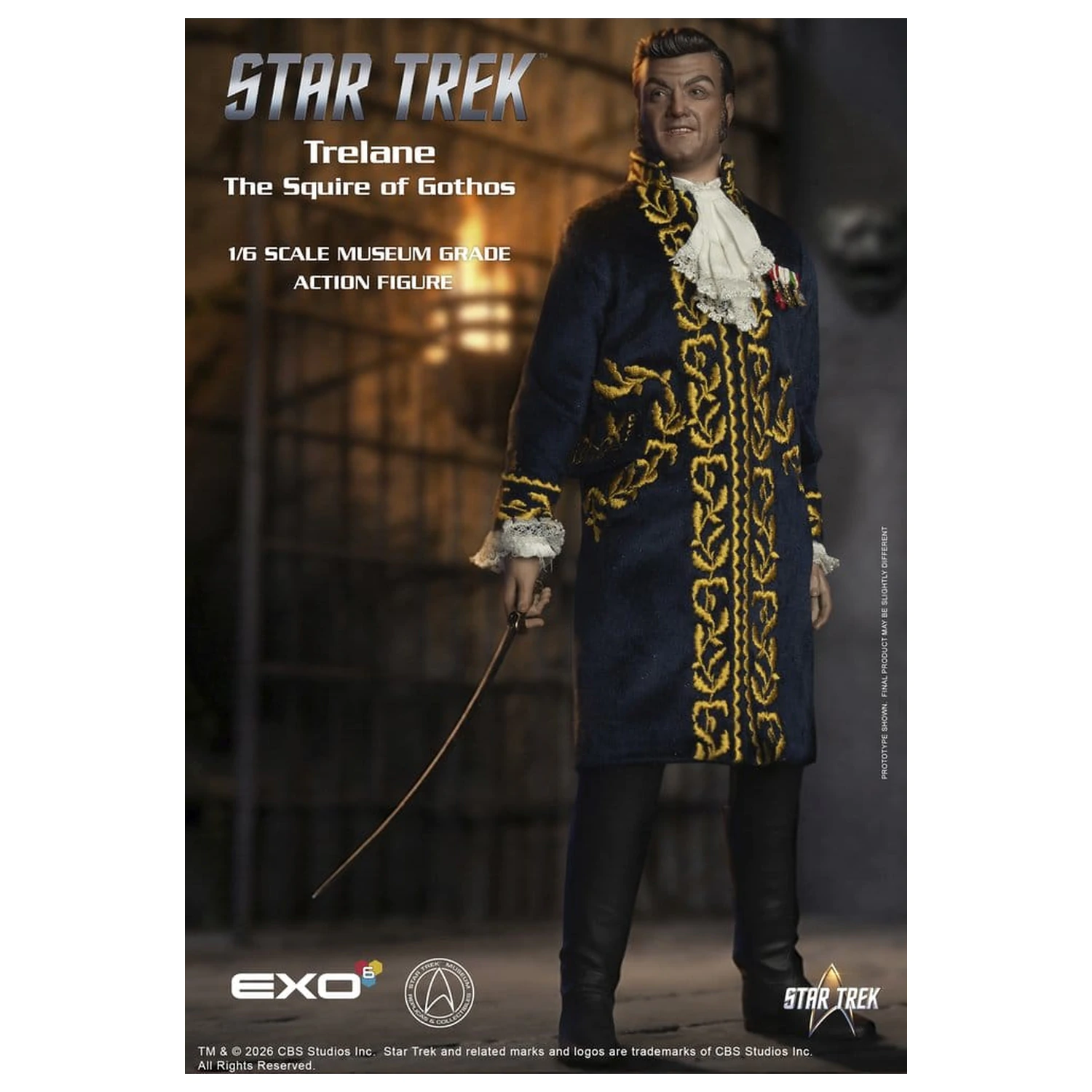 Star Trek: The Original Series Akcijska figura 1/6 Trelane, The Squire of Gothos 29 cm fotografija izdelka