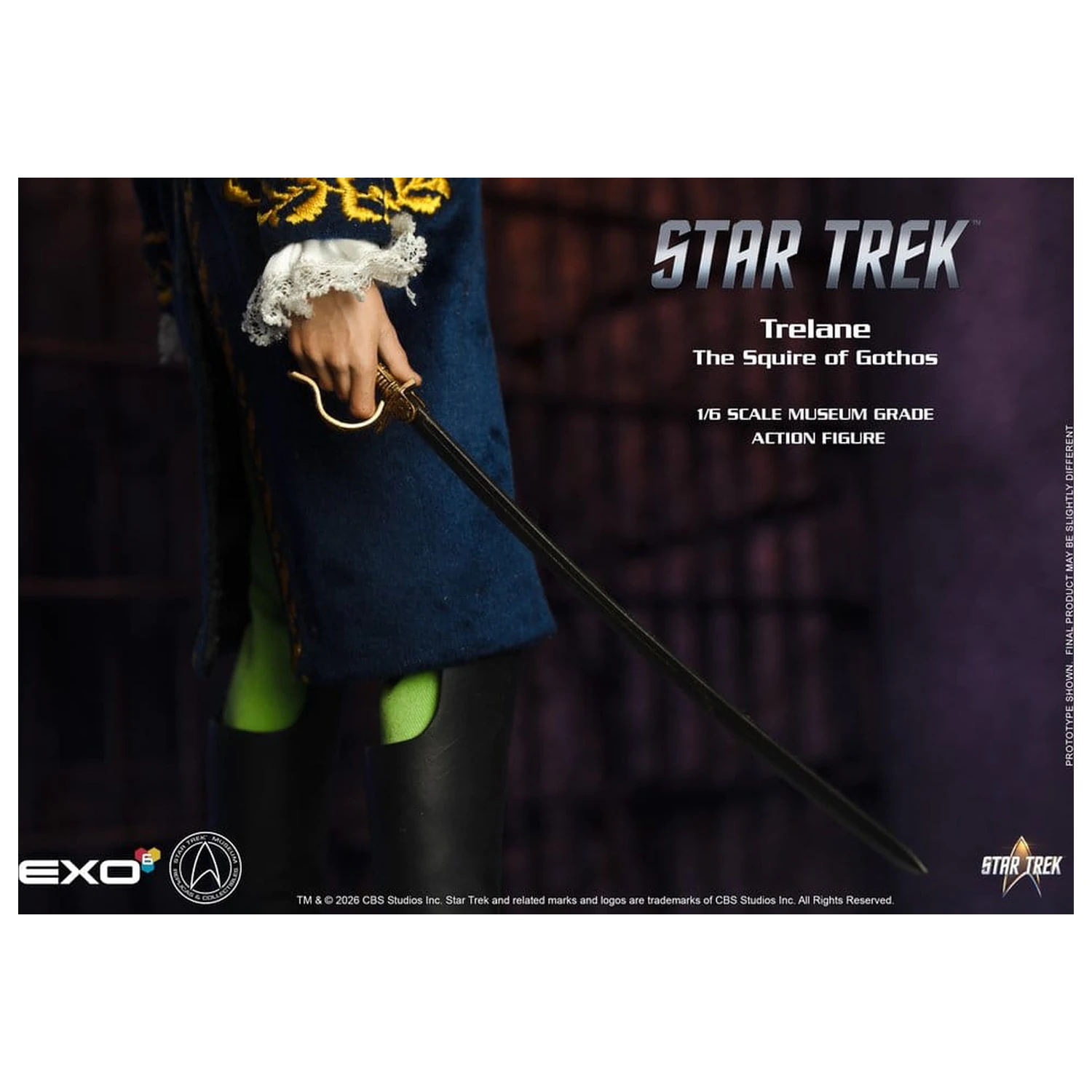 Star Trek: The Original Series Akcijska figura 1/6 Trelane, The Squire of Gothos 29 cm fotografija izdelka