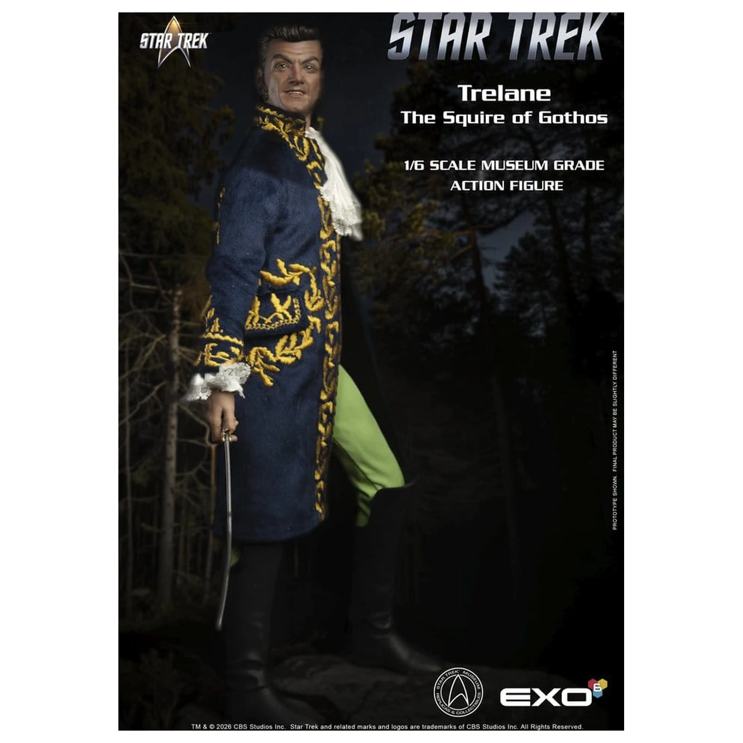 Star Trek: The Original Series Akcijska figura 1/6 Trelane, The Squire of Gothos 29 cm fotografija izdelka