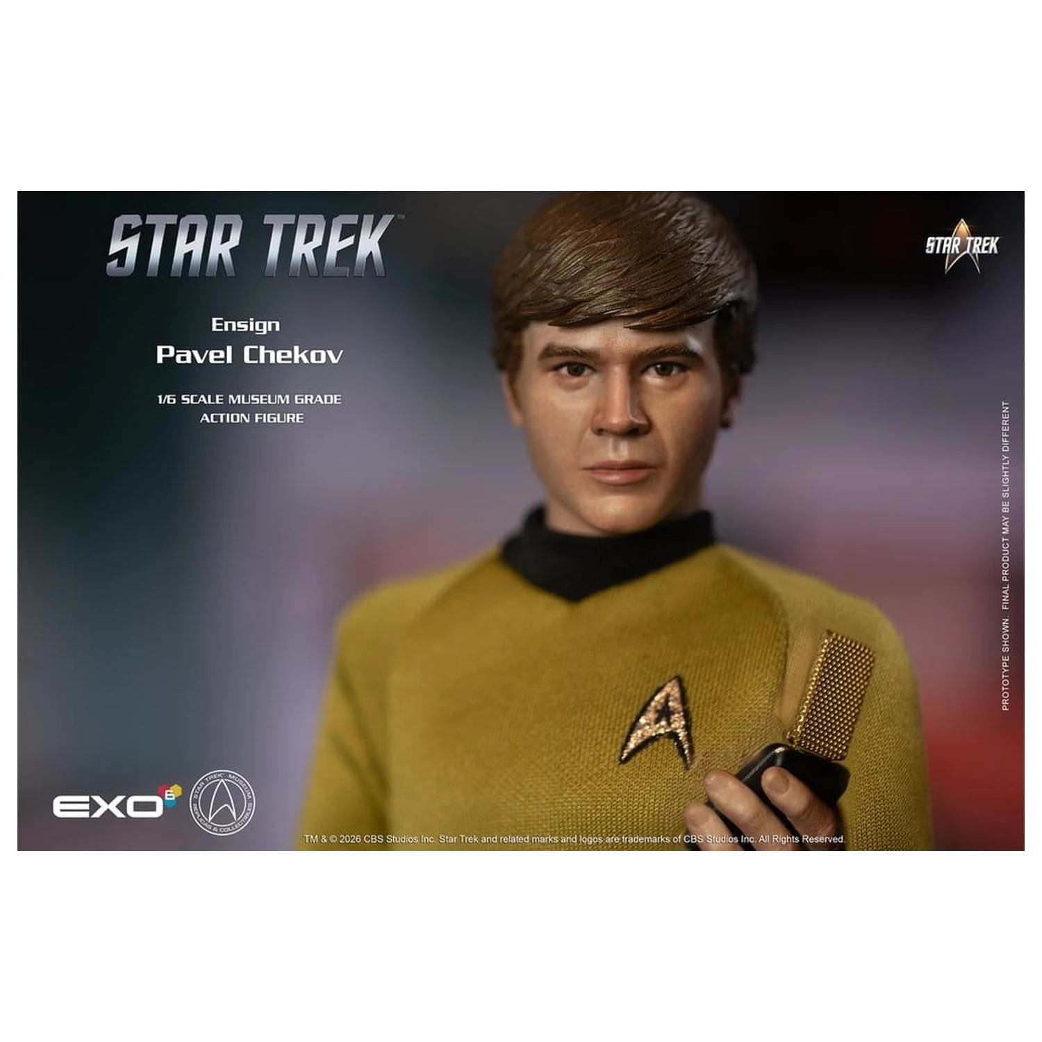 Star Trek: The Original Series akcijska figura 1/6 zastavnik Pavel Chekov 30 cm fotografija izdelka