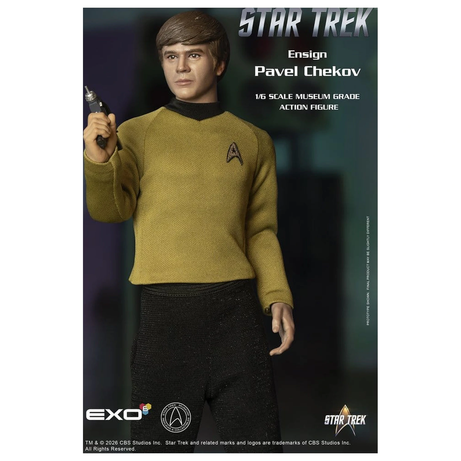 Star Trek: The Original Series akcijska figura 1/6 zastavnik Pavel Chekov 30 cm fotografija izdelka