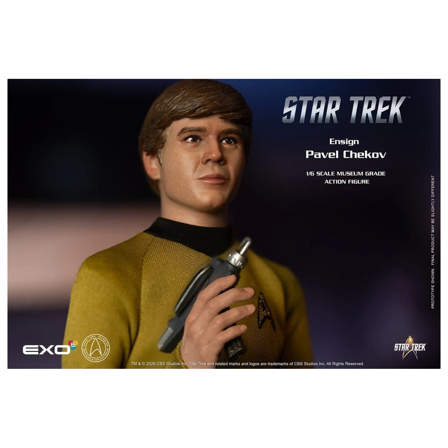 Star Trek: The Original Series akcijska figura 1/6 zastavnik Pavel Chekov 30 cm fotografija izdelka