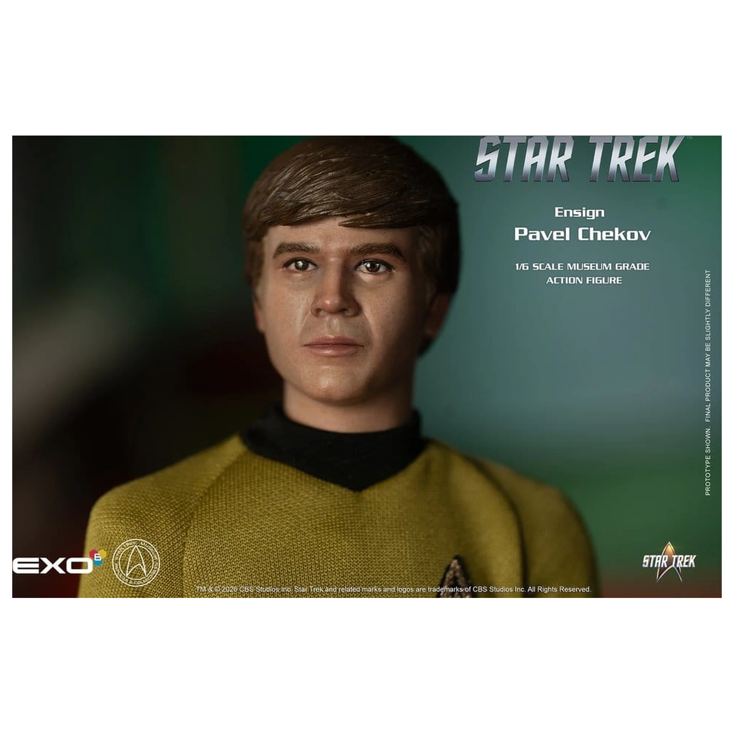 Star Trek: The Original Series akcijska figura 1/6 zastavnik Pavel Chekov 30 cm fotografija izdelka