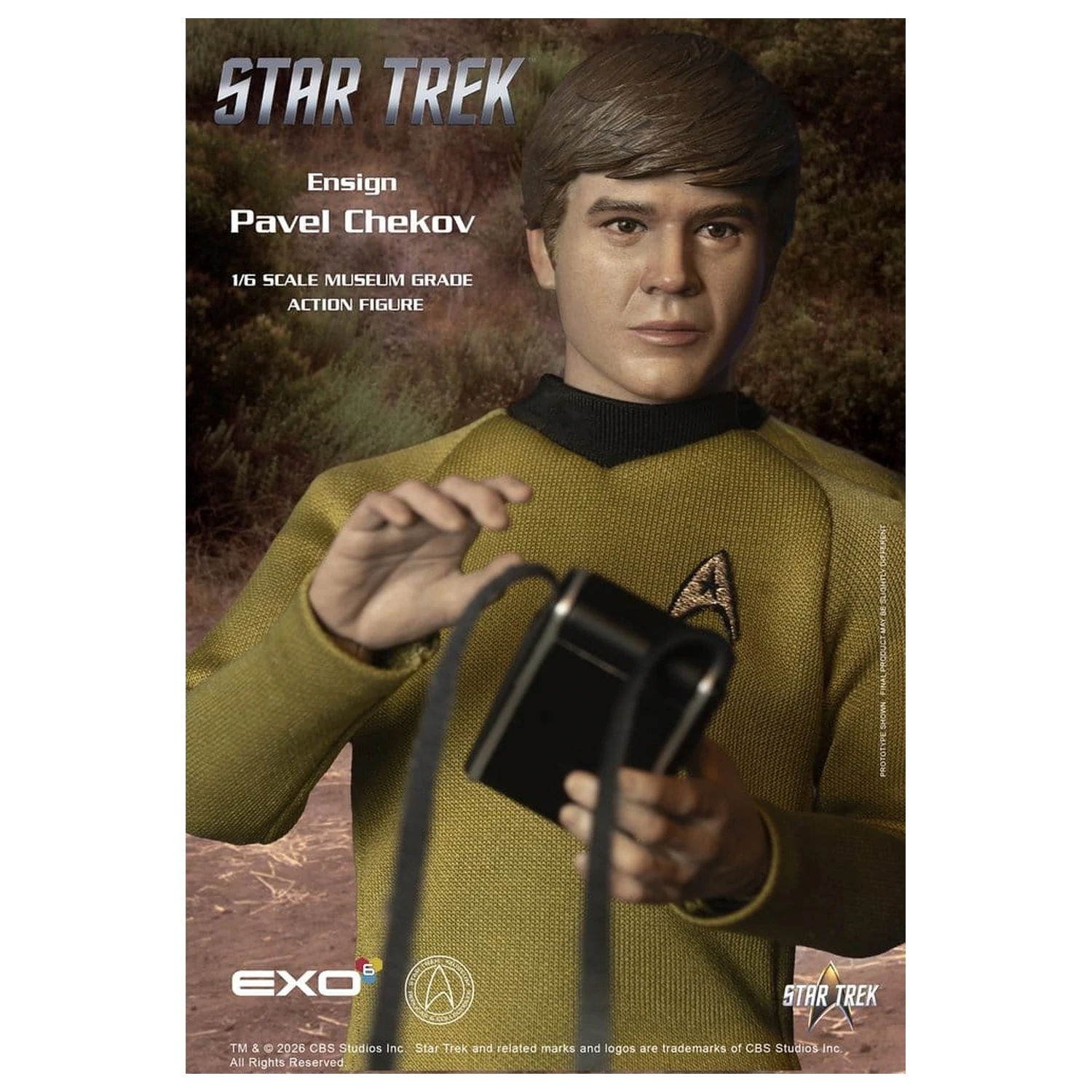 Star Trek: The Original Series akcijska figura 1/6 zastavnik Pavel Chekov 30 cm fotografija izdelka