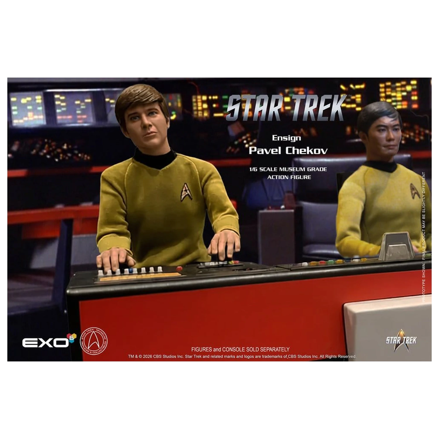 Star Trek: The Original Series akcijska figura 1/6 zastavnik Pavel Chekov 30 cm fotografija izdelka