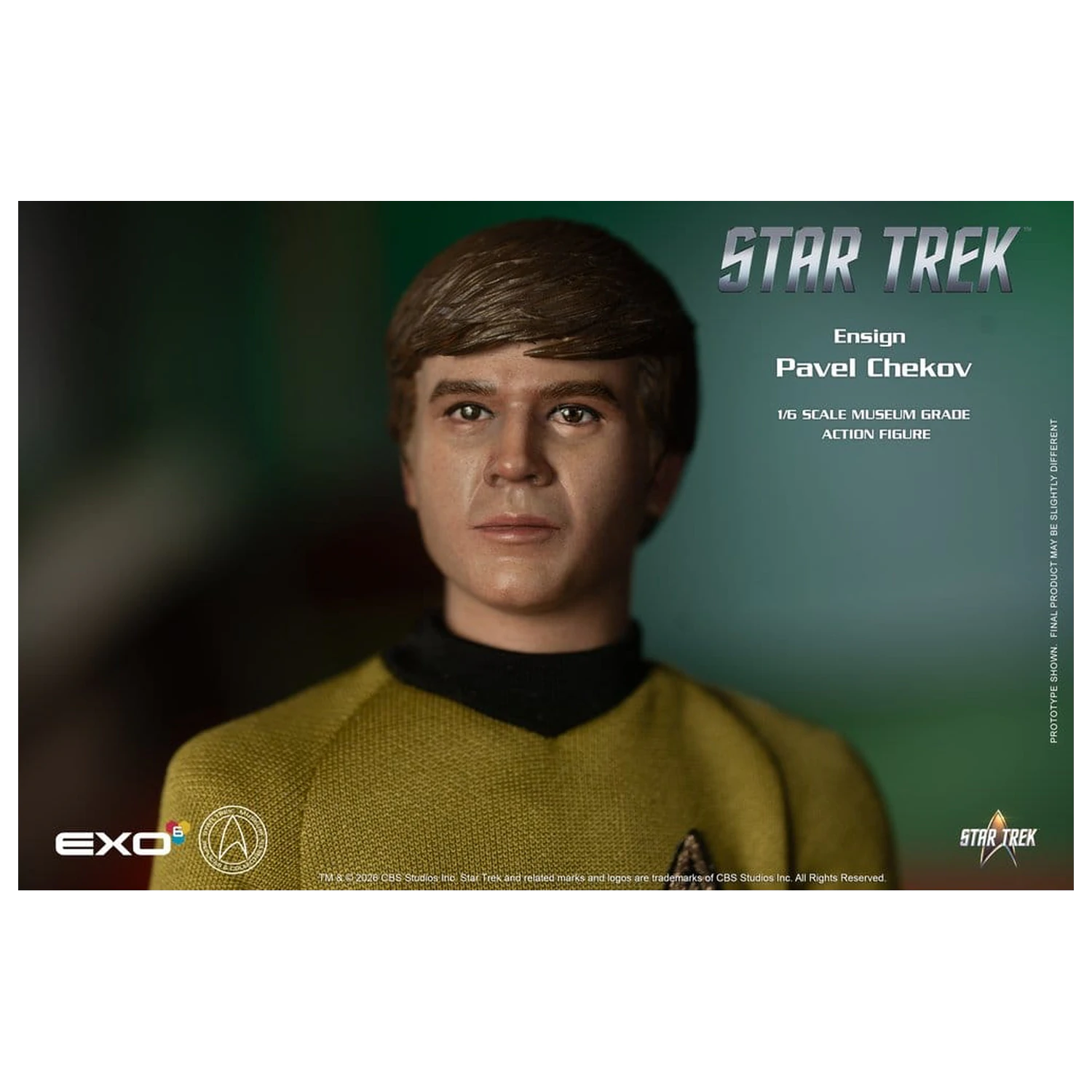 Star Trek: The Original Series akcijska figura 1/6 zastavnik Pavel Chekov 30 cm fotografija izdelka