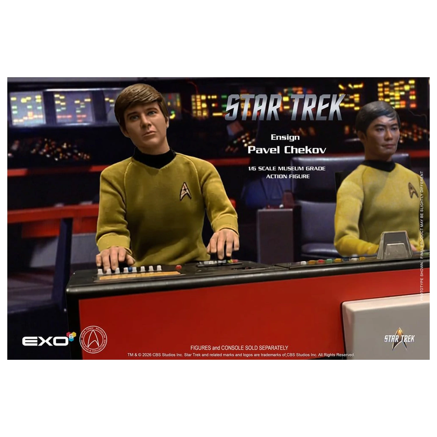 Star Trek: The Original Series akcijska figura 1/6 zastavnik Pavel Chekov 30 cm fotografija izdelka