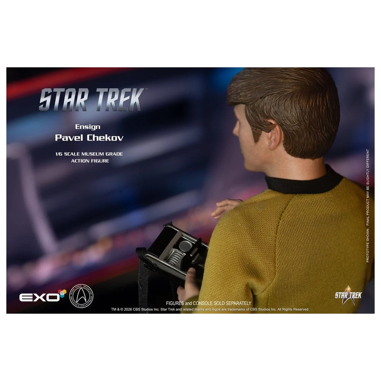 Star Trek: The Original Series akcijska figura 1/6 zastavnik Pavel Chekov 30 cm fotografija izdelka
