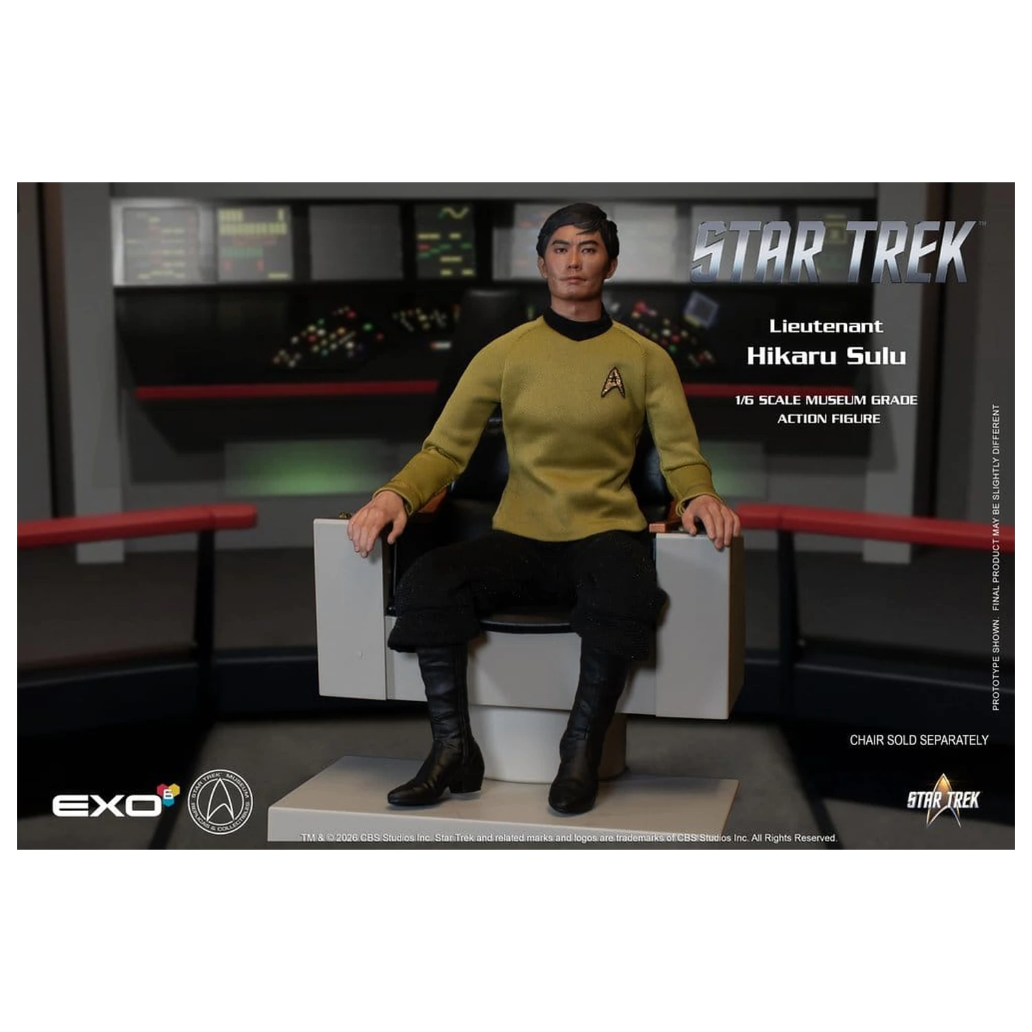 Star Trek: The Original Series zbirateljska figura 1/6 Lt. Sulu 30 cm fotografija izdelka