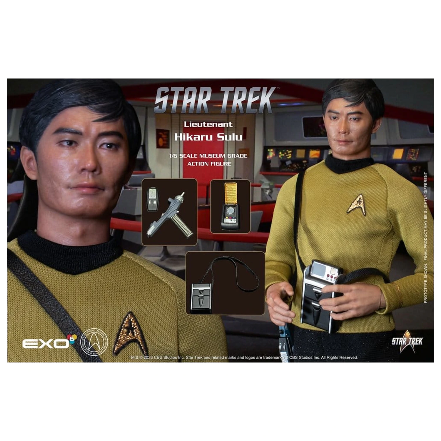 Star Trek: The Original Series zbirateljska figura 1/6 Lt. Sulu 30 cm fotografija izdelka