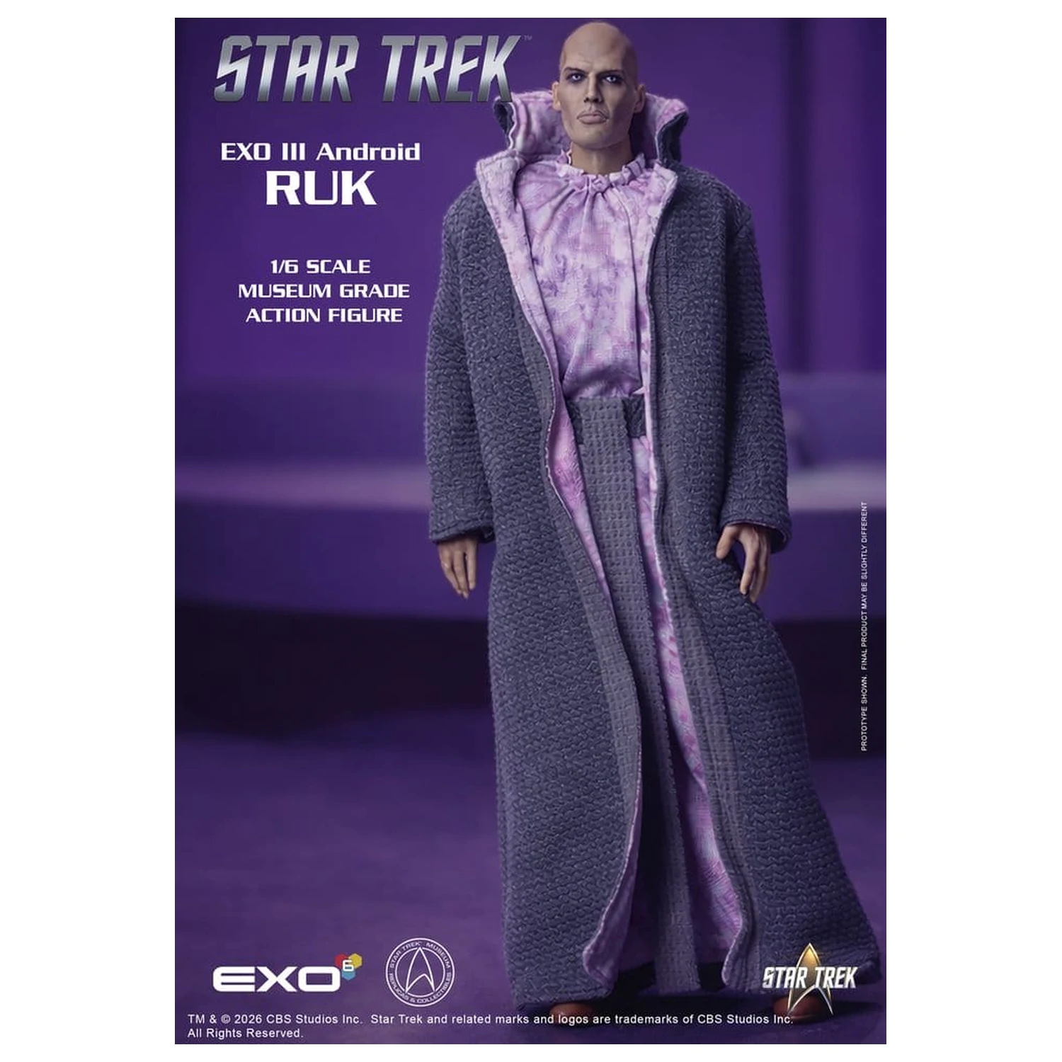 Star Trek: The Original Series akcijska figura 1/6 Ruk EXO III Android 33 cm fotografija izdelka