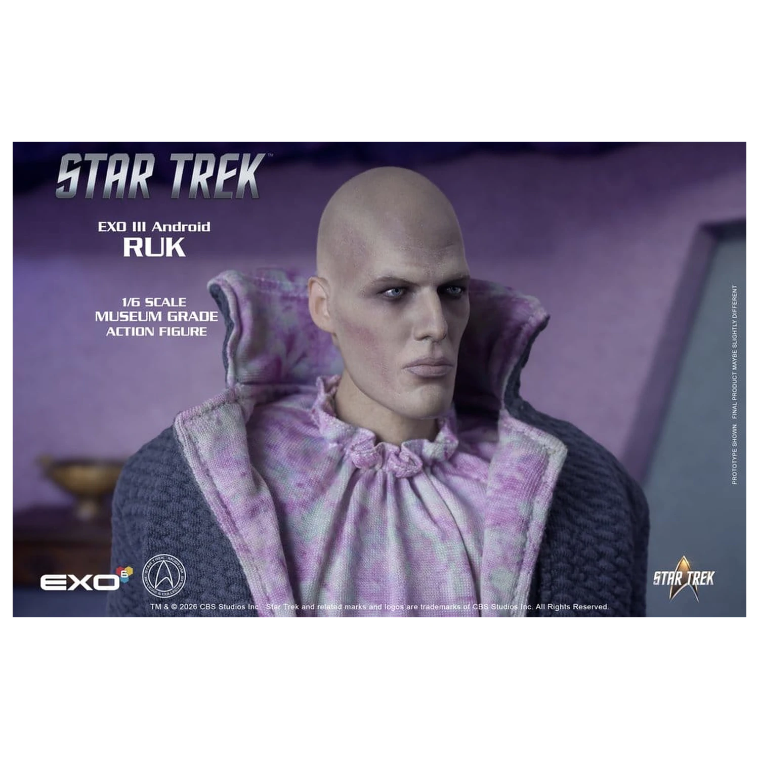Star Trek: The Original Series akcijska figura 1/6 Ruk EXO III Android 33 cm fotografija izdelka