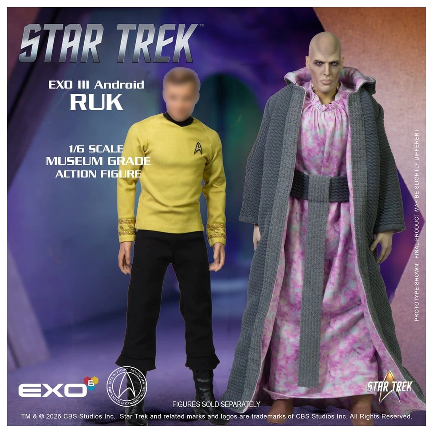 Star Trek: The Original Series akcijska figura 1/6 Ruk EXO III Android 33 cm fotografija izdelka