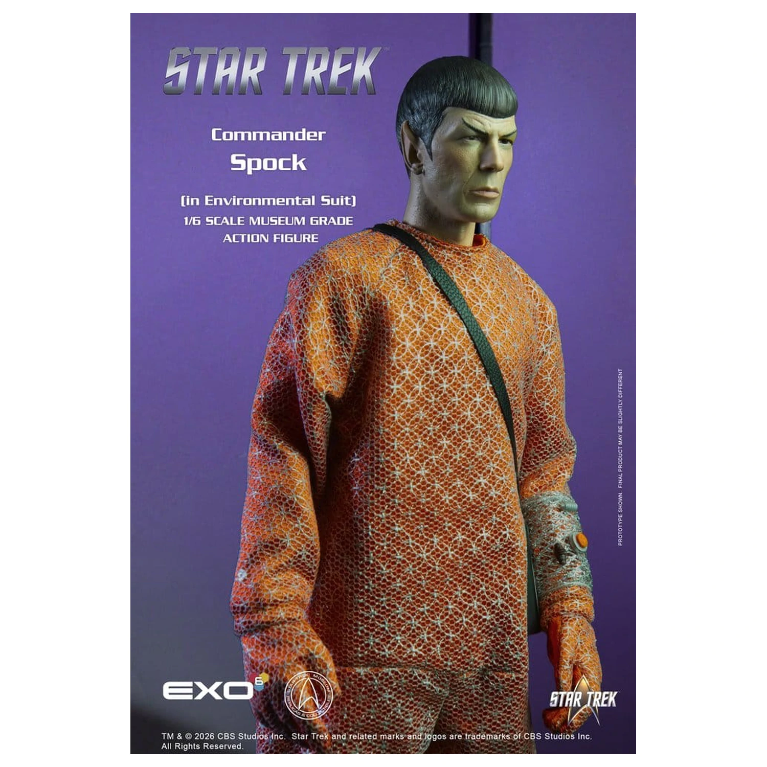 Star Trek: The Original Series akcijska figura 1/6 Spock (v okoljski obleki) 30 cm fotografija izdelka