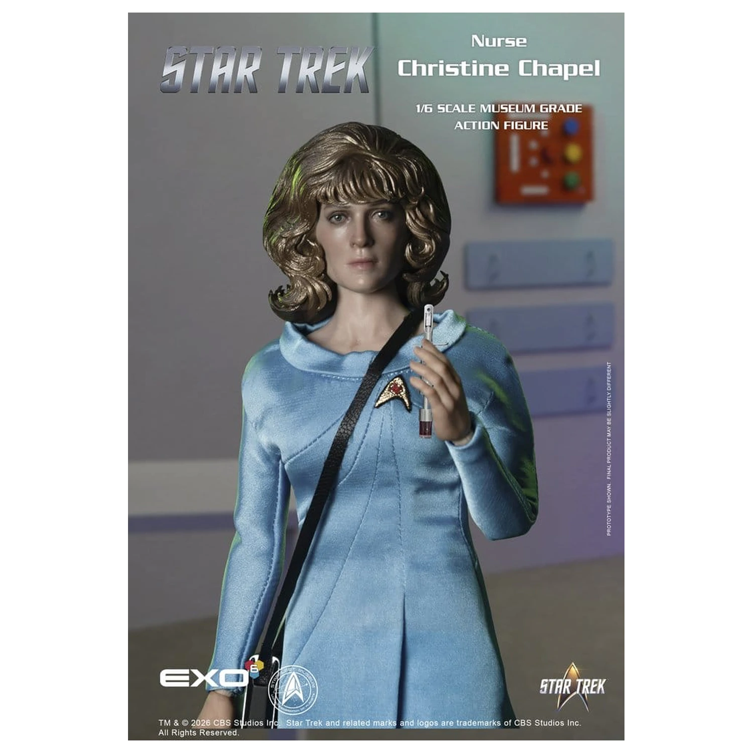 Star Trek: The Original Series Museum Grade akcijska figura 1/6 medicinska sestra Christine Chapel 28 cm fotografija izdelka