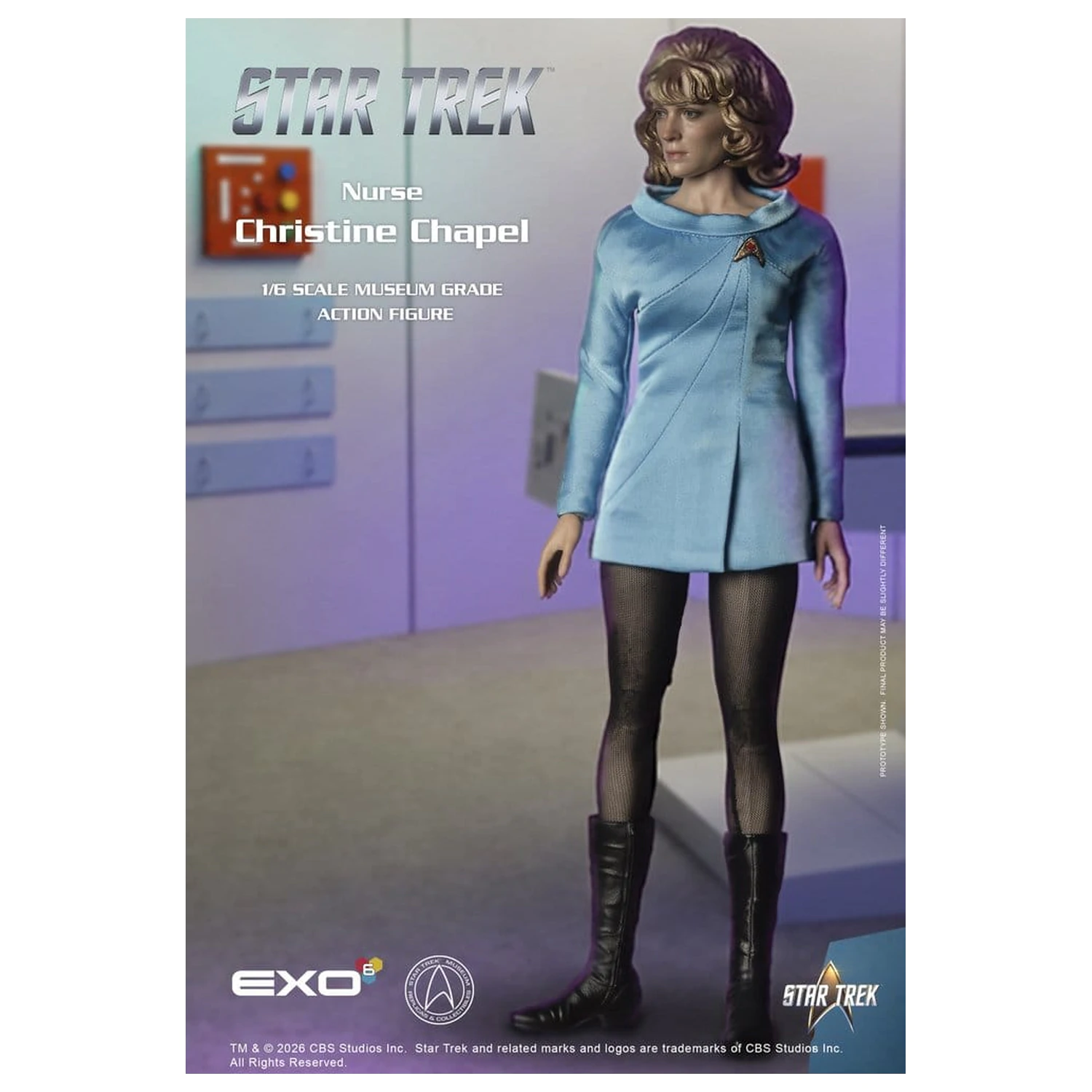 Star Trek: The Original Series Museum Grade akcijska figura 1/6 medicinska sestra Christine Chapel 28 cm fotografija izdelka