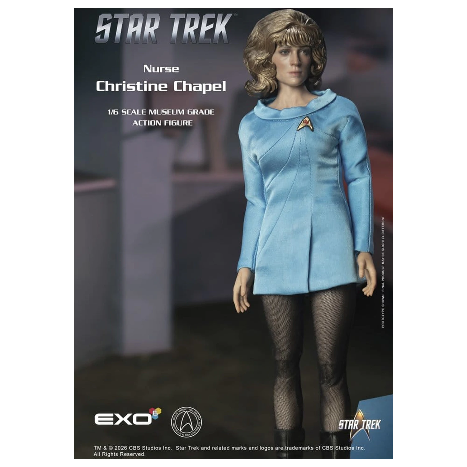 Star Trek: The Original Series Museum Grade akcijska figura 1/6 medicinska sestra Christine Chapel 28 cm fotografija izdelka