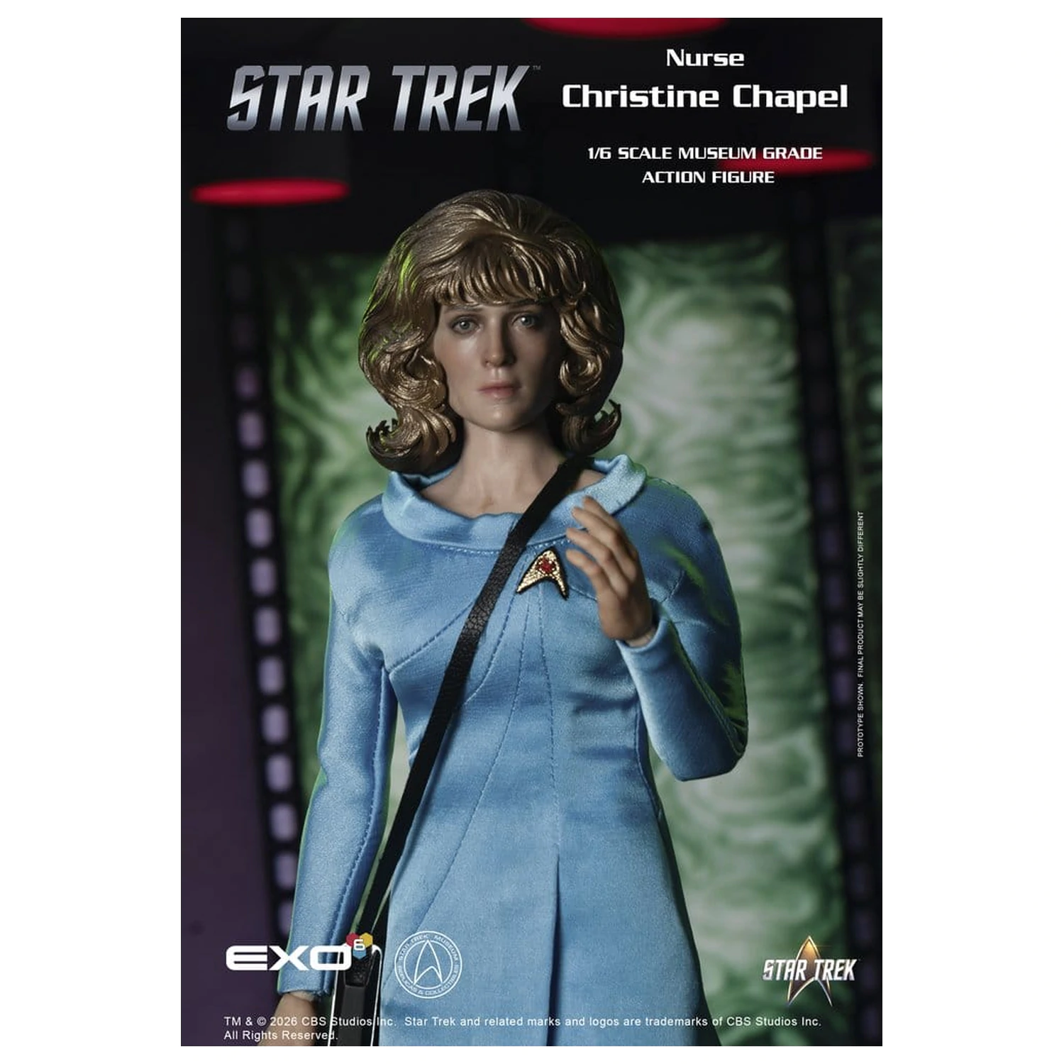 Star Trek: The Original Series Museum Grade akcijska figura 1/6 medicinska sestra Christine Chapel 28 cm fotografija izdelka