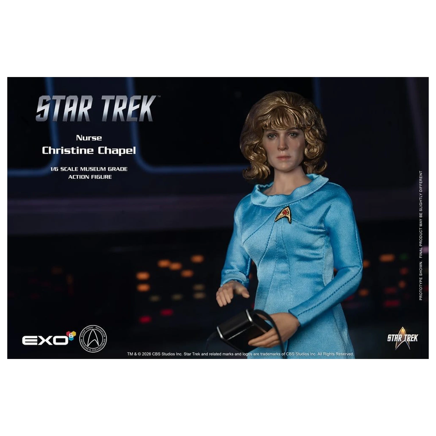 Star Trek: The Original Series Museum Grade akcijska figura 1/6 medicinska sestra Christine Chapel 28 cm fotografija izdelka