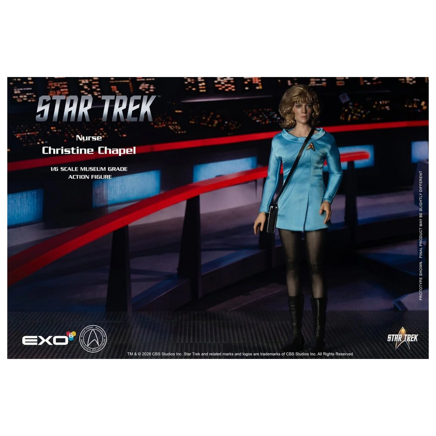 Star Trek: The Original Series Museum Grade akcijska figura 1/6 medicinska sestra Christine Chapel 28 cm fotografija izdelka