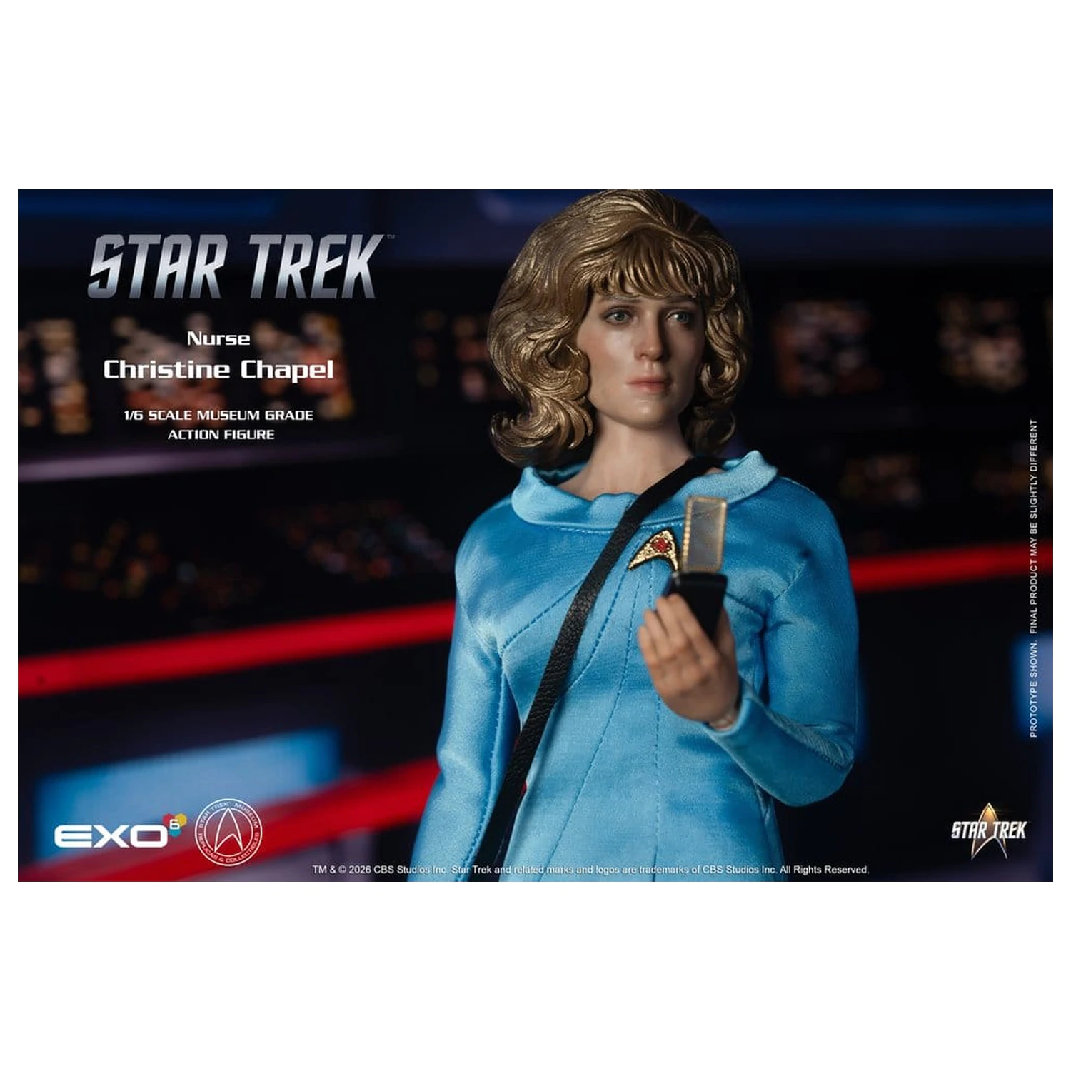Star Trek: The Original Series Museum Grade akcijska figura 1/6 medicinska sestra Christine Chapel 28 cm fotografija izdelka