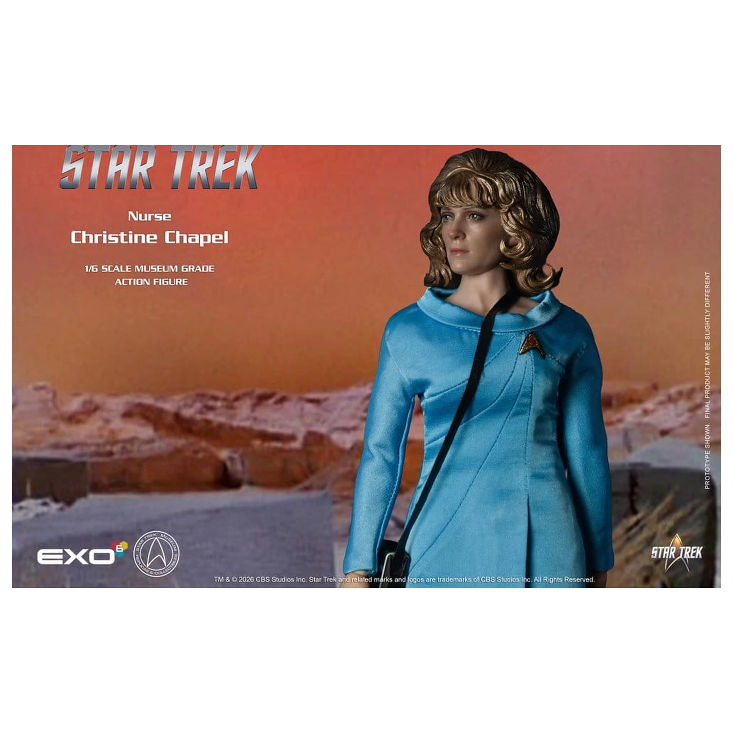 Star Trek: The Original Series Museum Grade akcijska figura 1/6 medicinska sestra Christine Chapel 28 cm fotografija izdelka