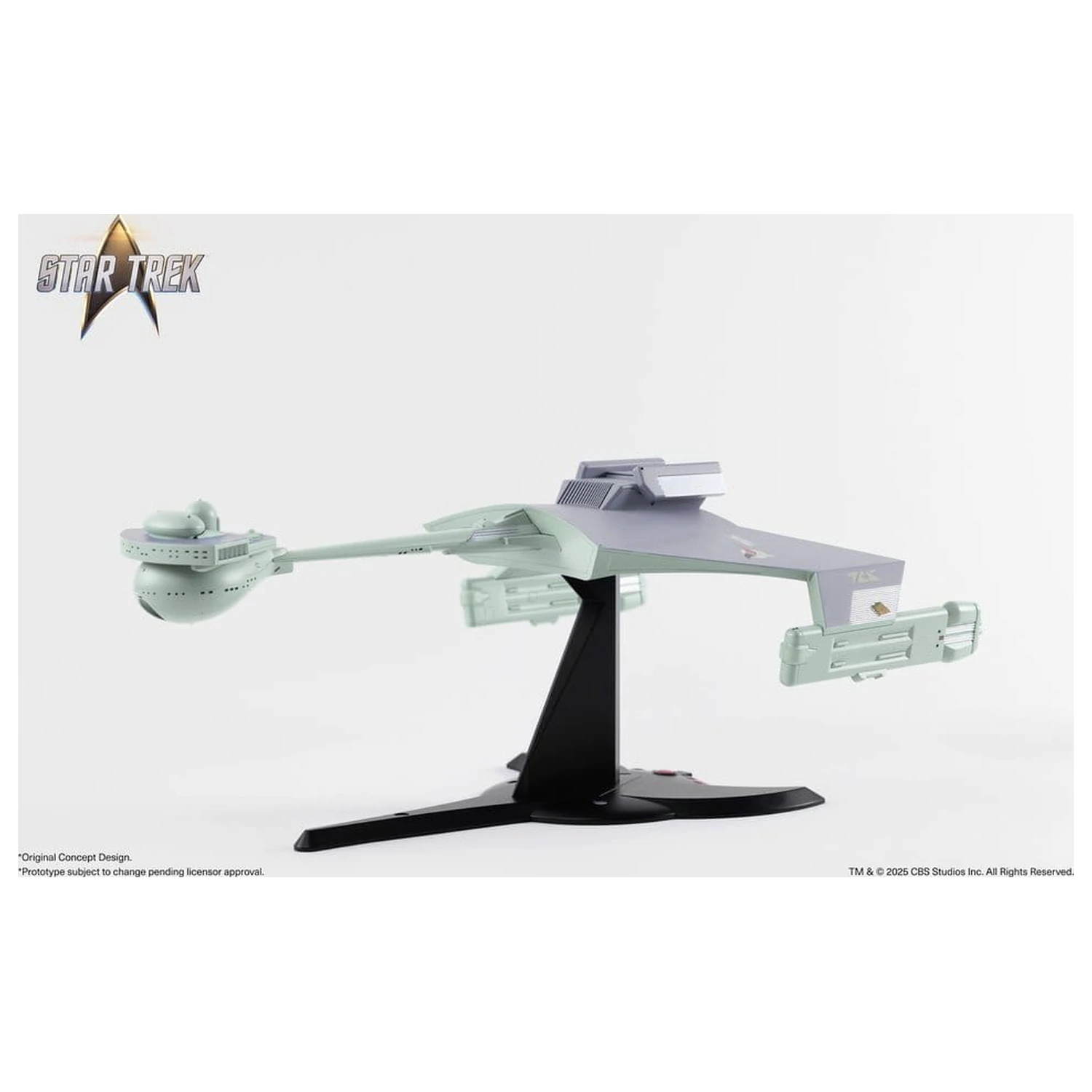 Star Trek TOS DieCast Replika 1/350 Klingon D7 Bojna križarka Originalni konceptni dizajn heo EU Ekskluzivno 66 cm fotografija izdelka