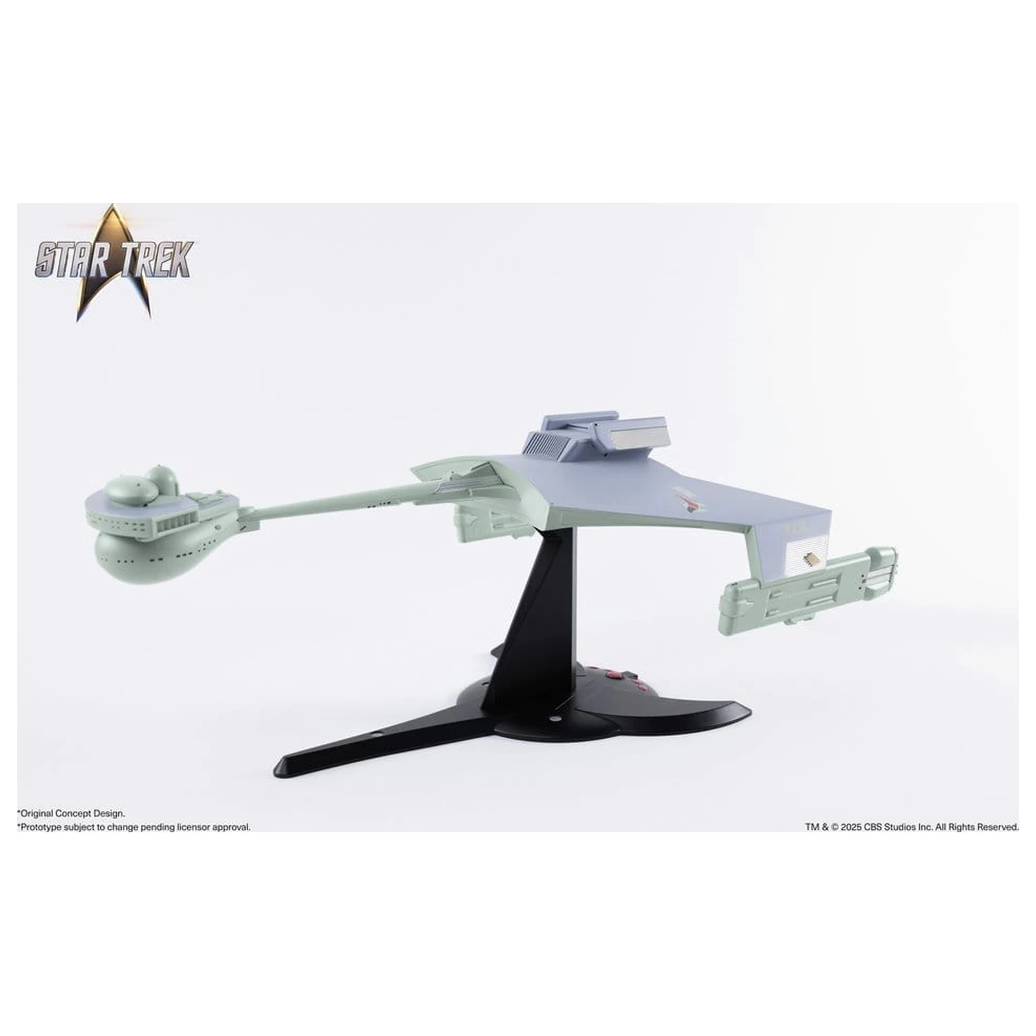 Star Trek TOS DieCast Replika 1/350 Klingon D7 Bojna križarka Originalni konceptni dizajn heo EU Ekskluzivno 66 cm fotografija izdelka