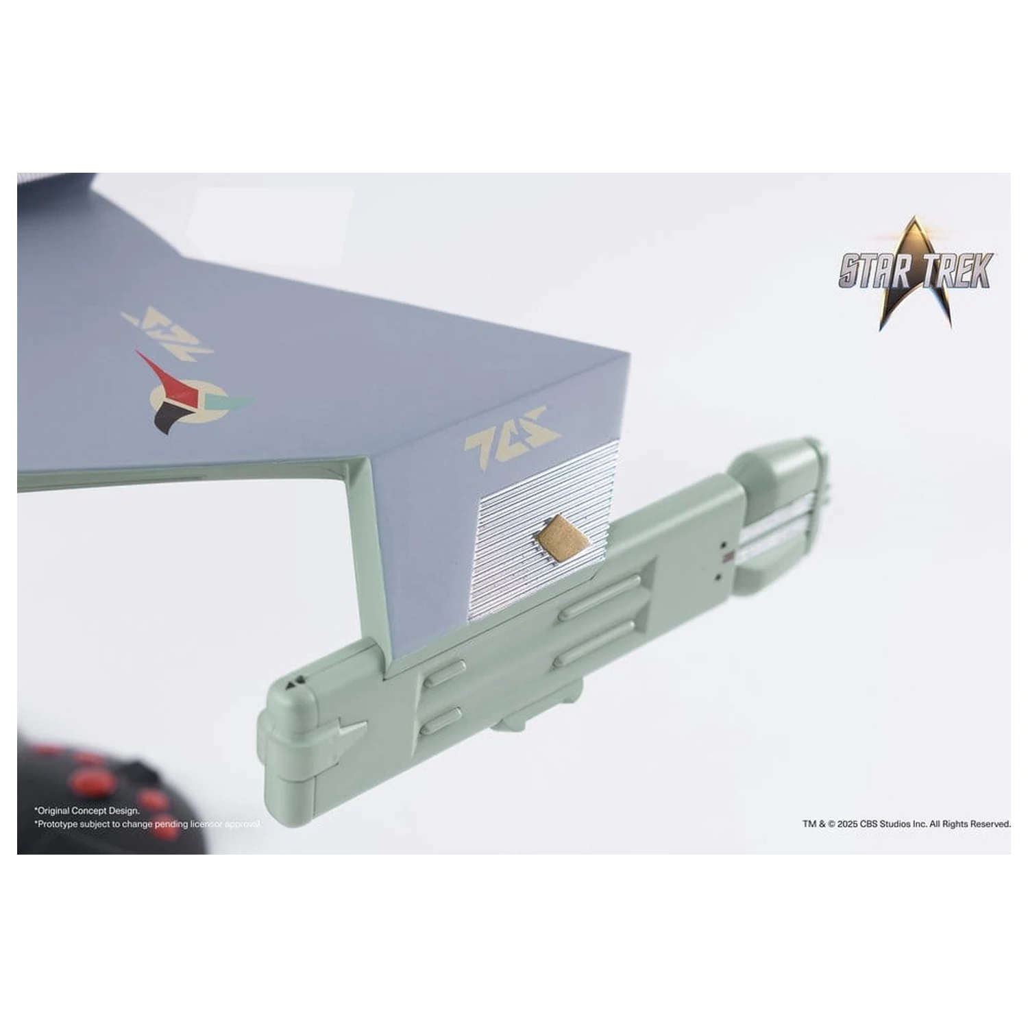 Star Trek TOS DieCast Replika 1/350 Klingon D7 Bojna križarka Originalni konceptni dizajn heo EU Ekskluzivno 66 cm fotografija izdelka