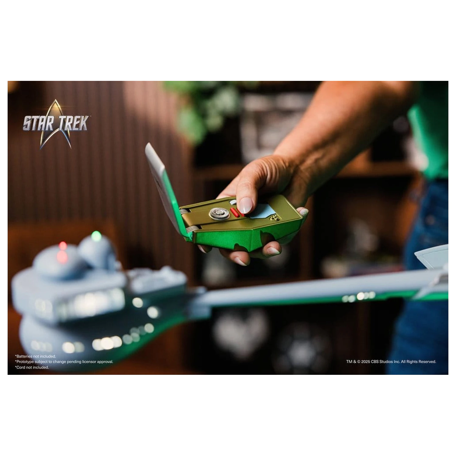 Star Trek TOS DieCast Replika 1/350 Klingon D7 Bojna križarka Originalni konceptni dizajn heo EU Ekskluzivno 66 cm fotografija izdelka
