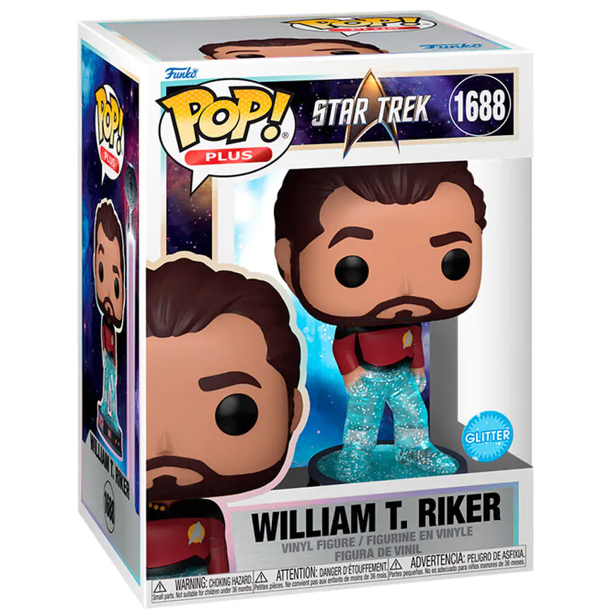 Star Trek Transporter Funko POP! Plus Movies Vinyl Figura Riker 9 cm fotografija izdelka