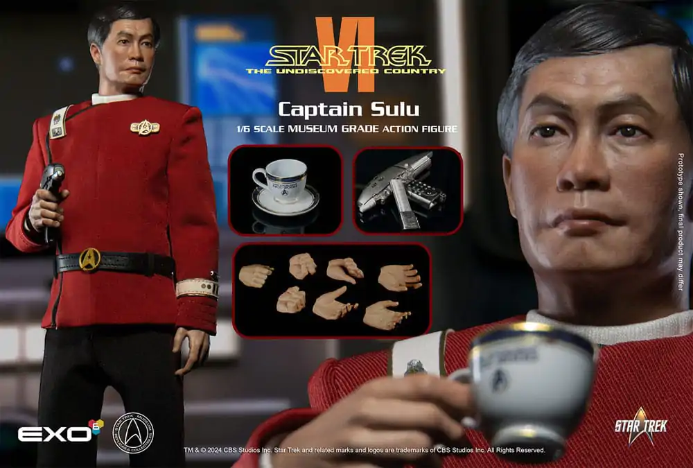 Star Trek VI: The Undiscovered Country Akcijska Figura 1/6 Captain Hikaru Sulu 28 cm fotografija izdelka