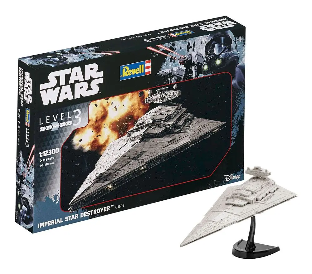 Star Wars Model Kit 1/12300 Imperial Star Destroyer 13 cmStar Wars maketa 1/12300 Imperial Star Destroyer 13 cm fotografija izdelka