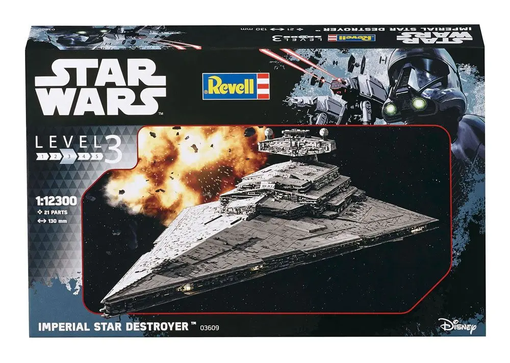 Star Wars Model Kit 1/12300 Imperial Star Destroyer 13 cmStar Wars maketa 1/12300 Imperial Star Destroyer 13 cm fotografija izdelka
