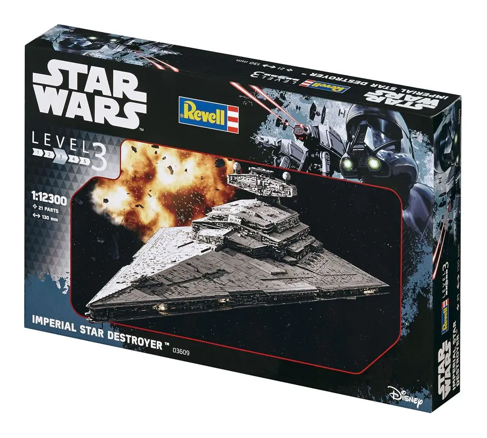 Star Wars Model Kit 1/12300 Imperial Star Destroyer 13 cmStar Wars maketa 1/12300 Imperial Star Destroyer 13 cm fotografija izdelka