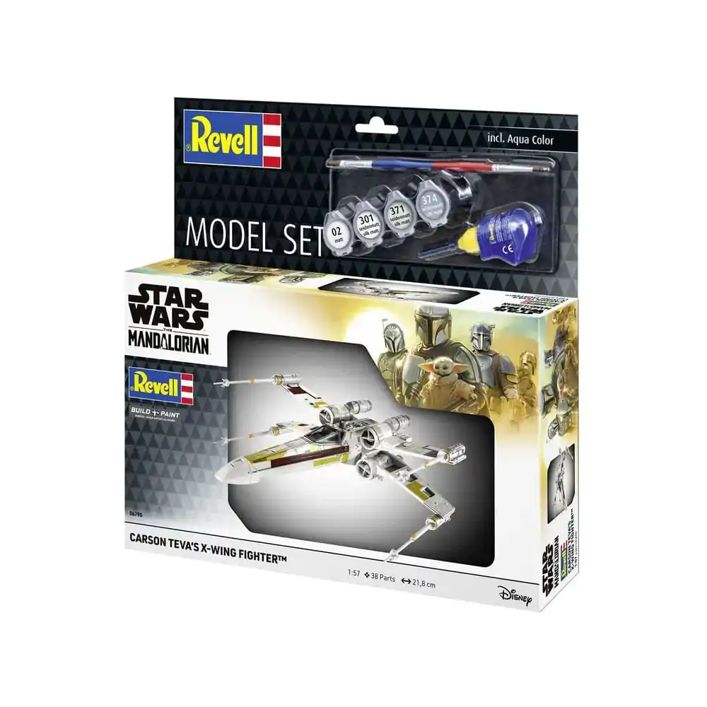 Star Wars Model Kit z osnovnimi dodatki 1/57 Carson Teva's X-Wing Fighter 22 cm fotografija izdelka